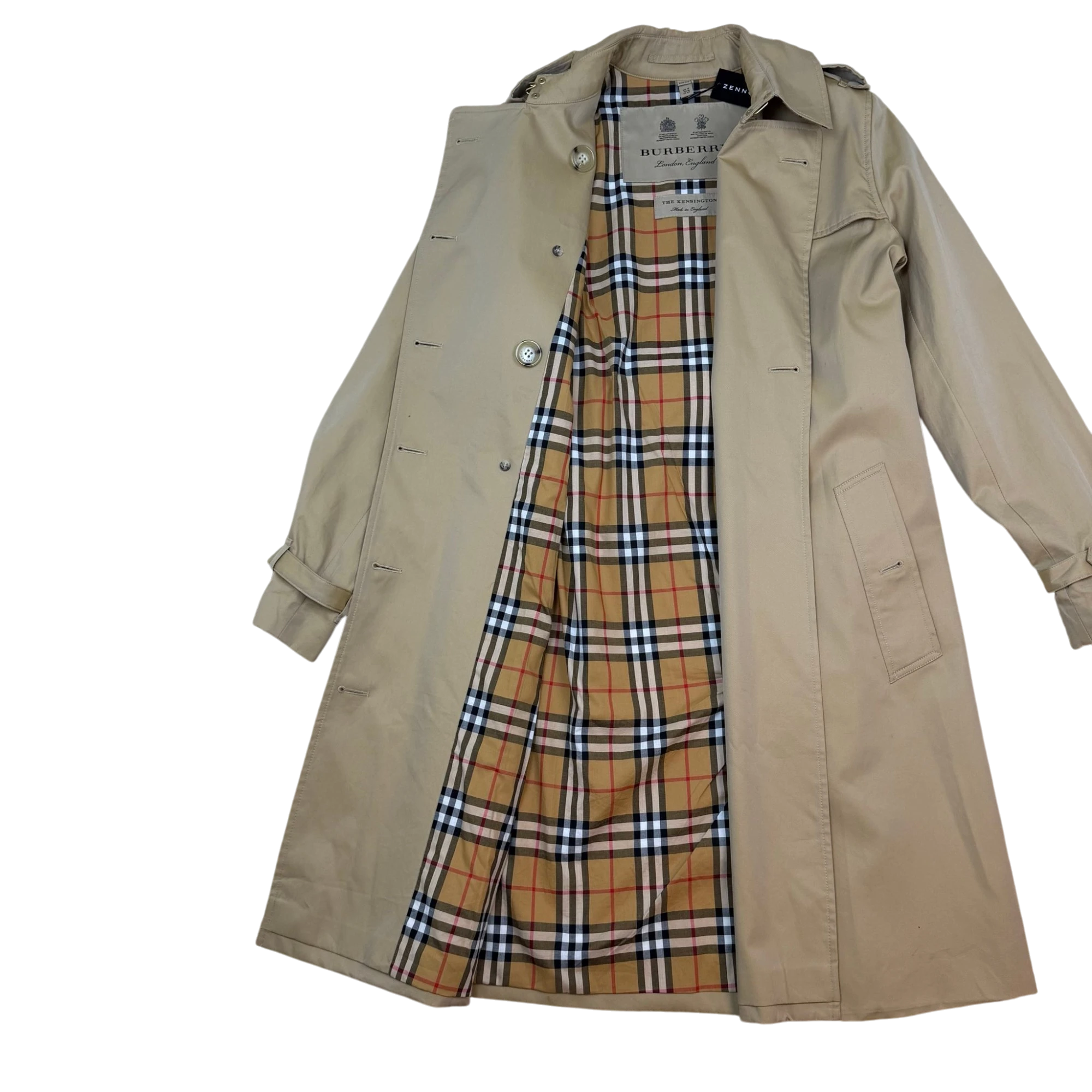 Burberry Prorsum Reissued Waxed Garbadine Oversized Car Coat (Fits M-L)