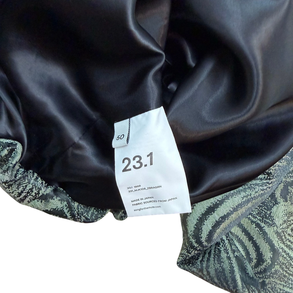 Song For The Mute 23.1 Jacquard Jacket Green (Fits L-XL)