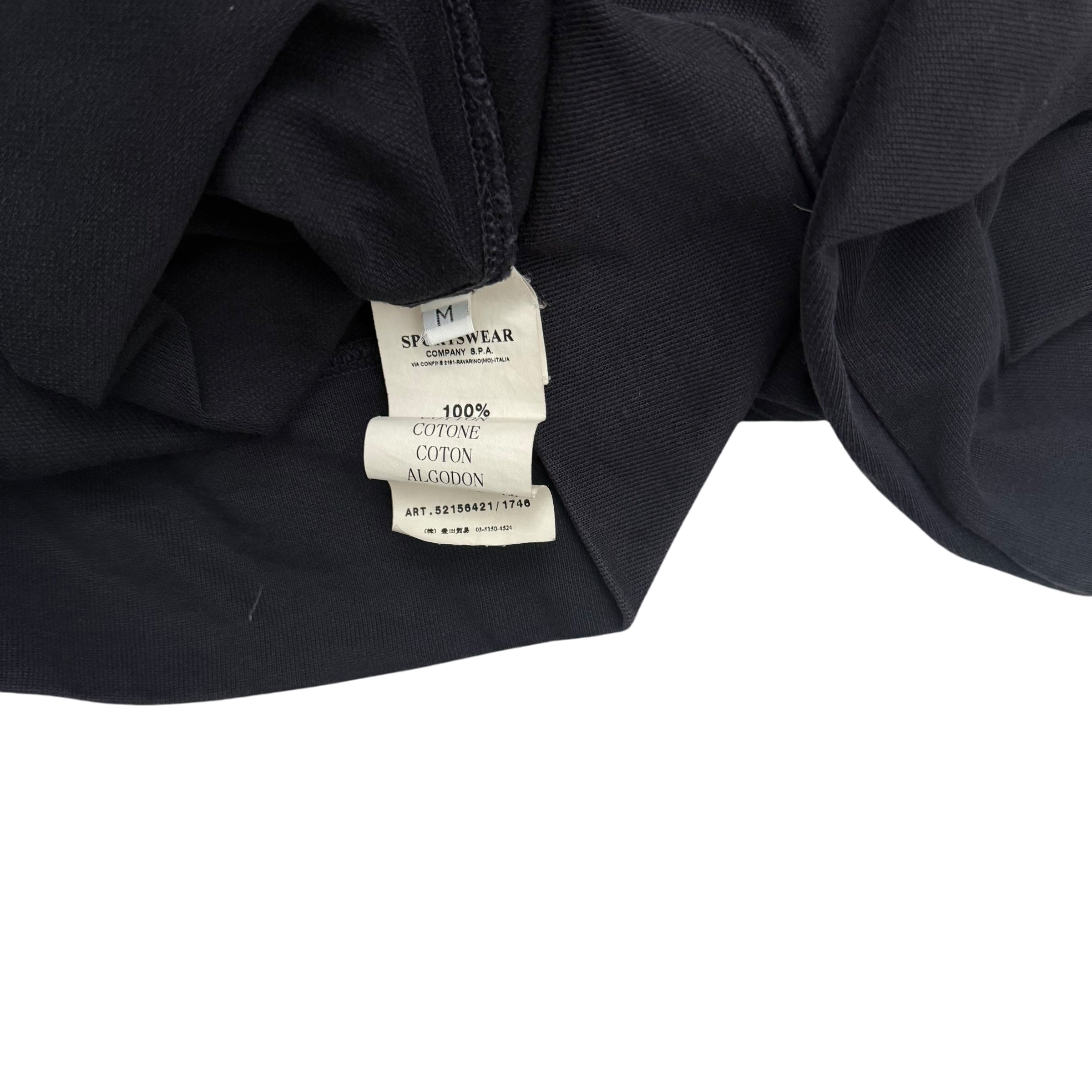 Stone Island SS 2010 Black Quarter Zip Sweatshirt (Size M)