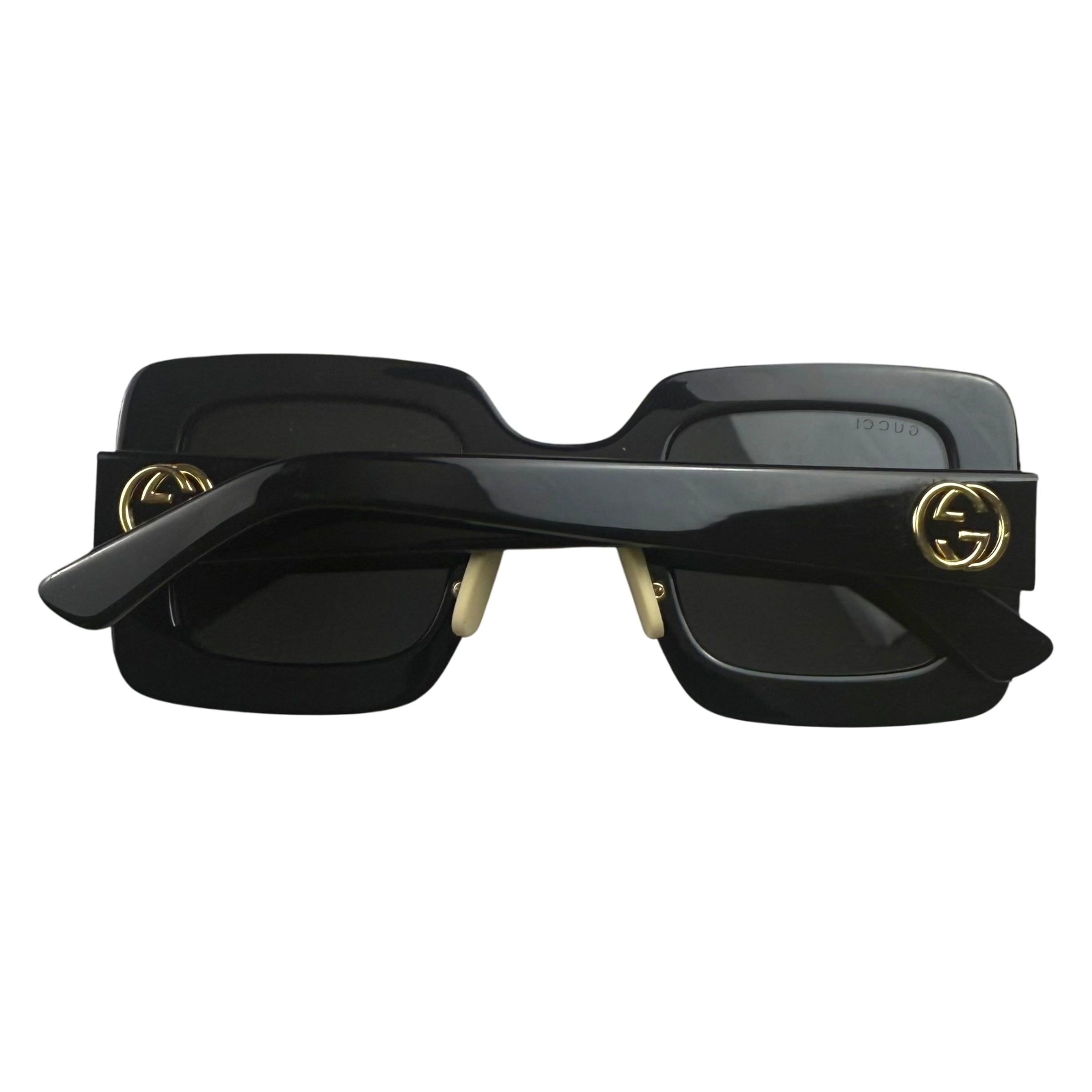 Gucci Oversized Square-Frame Sunglasses Black