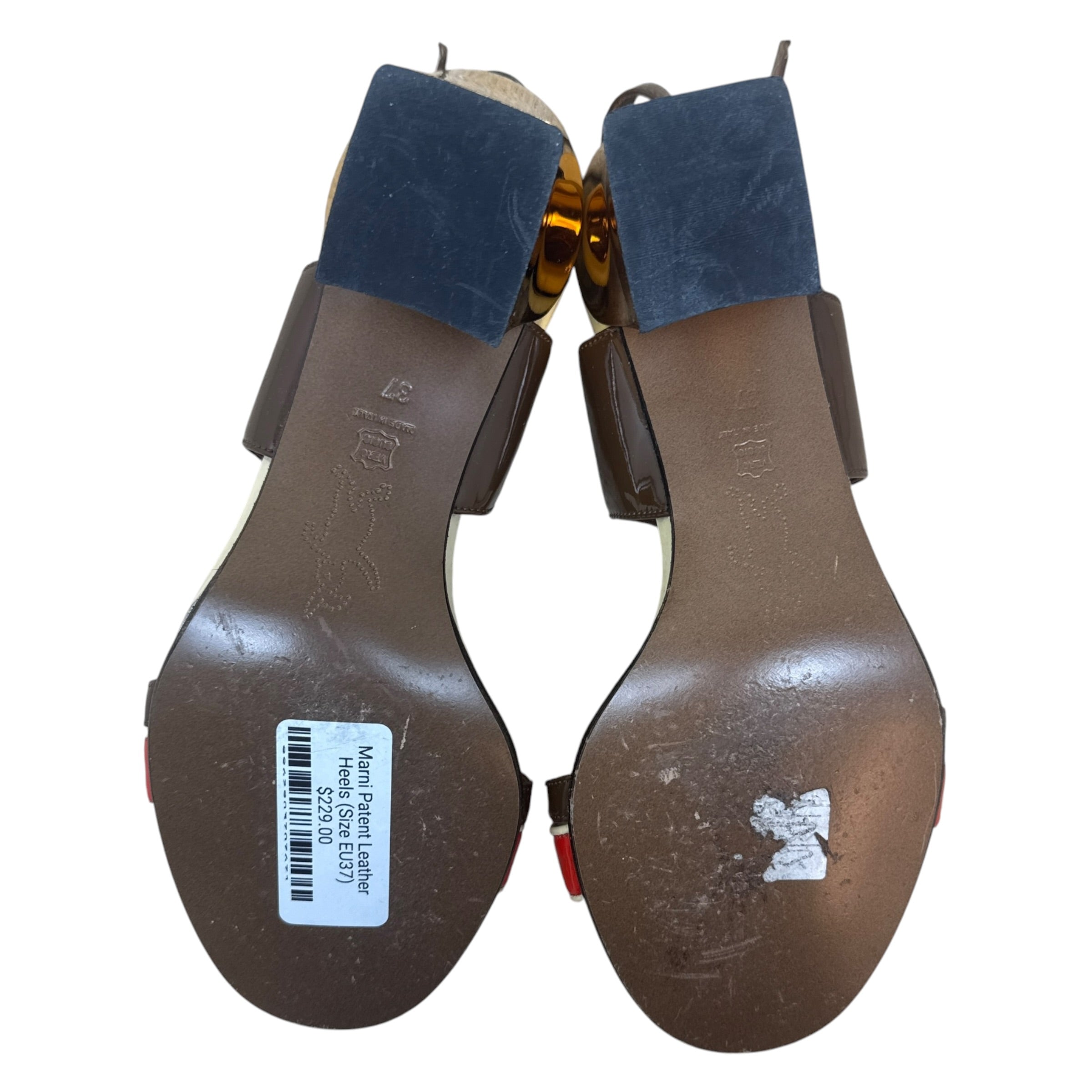 Marni Patent Leather Heels (Size EU37)