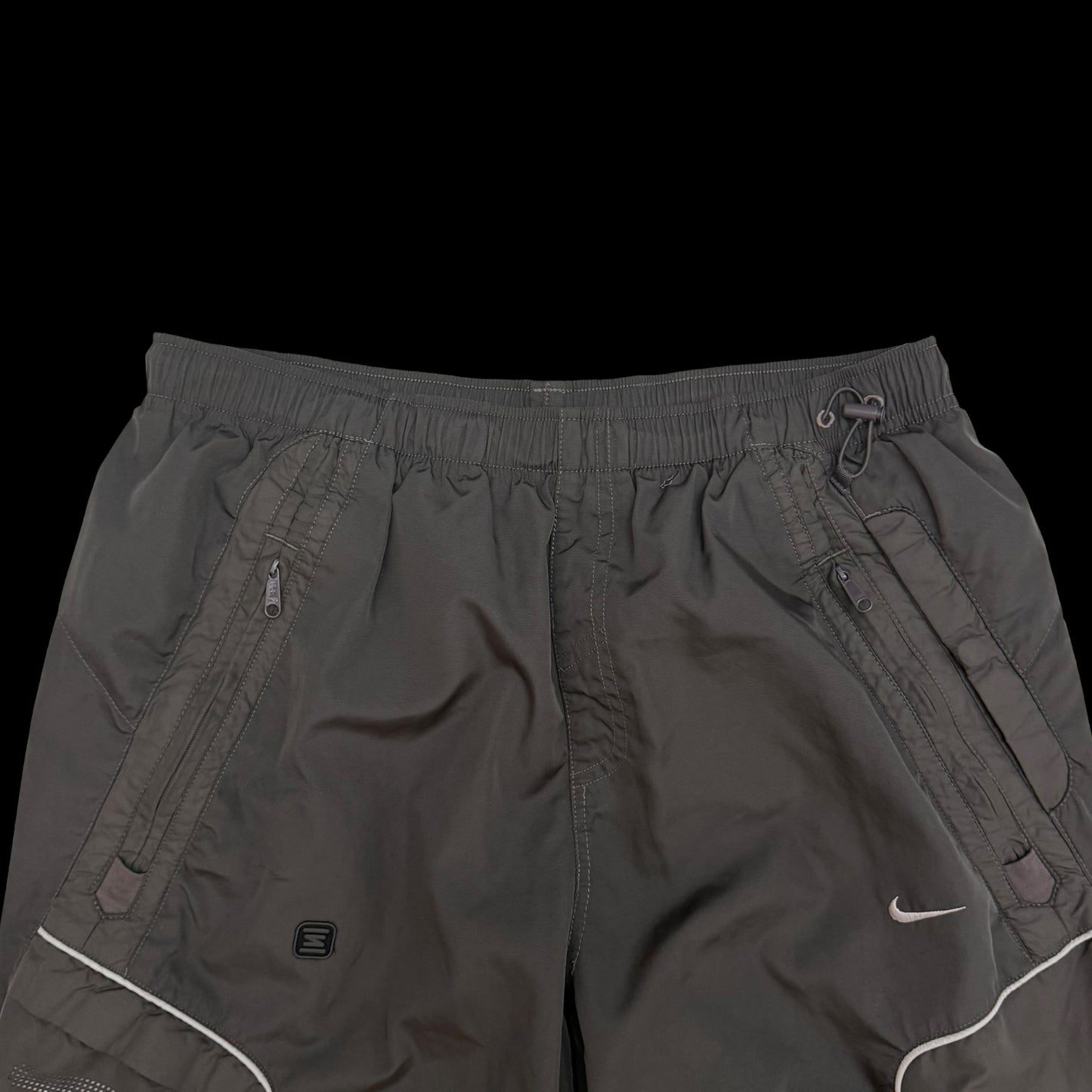 Nike Shox 00s Piping Detailed Track Pants Grey (Size L)