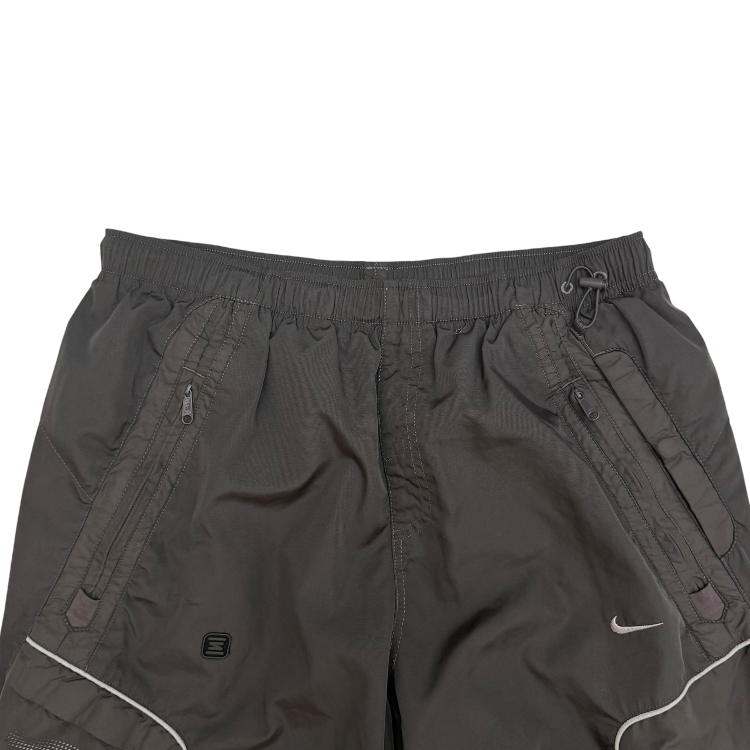 Nike Shox 00s Piping Detailed Track Pants Grey (Size L)