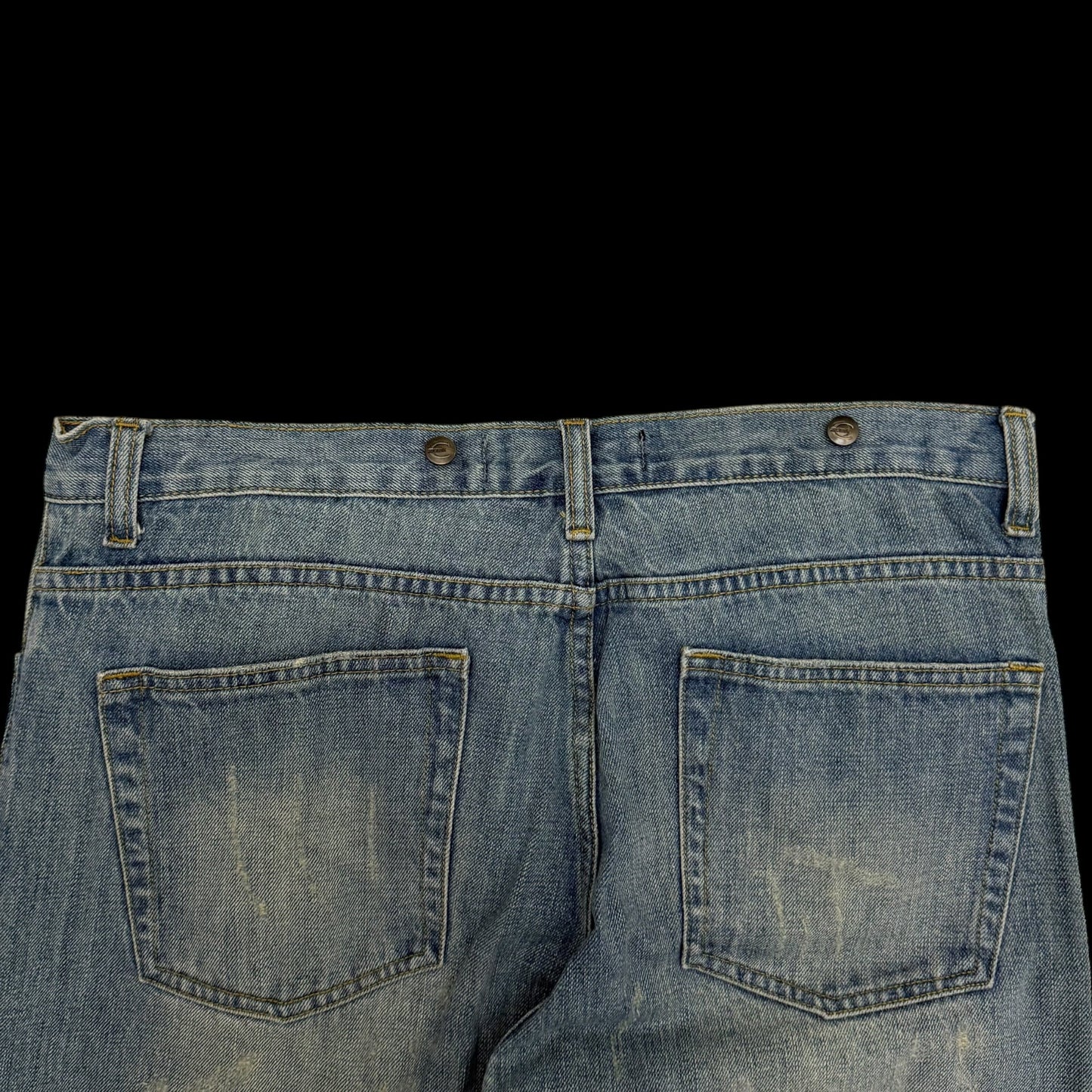 Cavalli 2000s Bootcut Distressed Jeans (Size 34”)