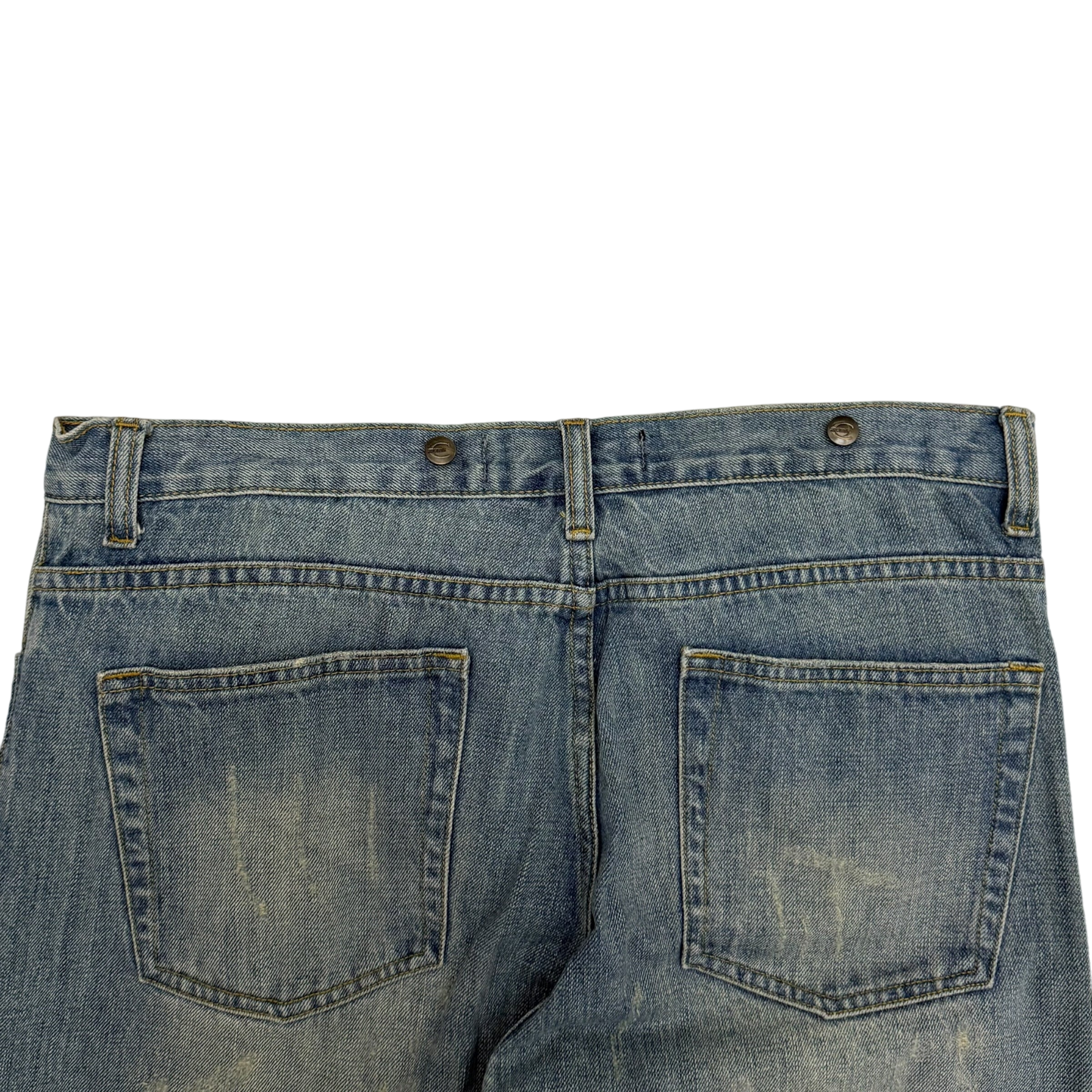 Cavalli 2000s Bootcut Distressed Jeans (Size 34”)