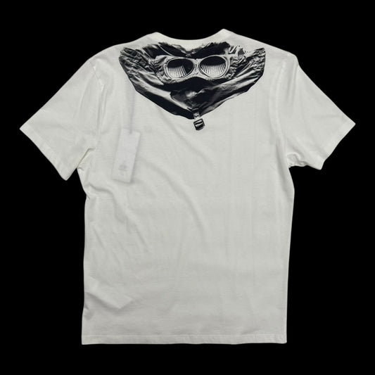C.P. Company Goggle Print T-shirt ‘Gauze White’ (Fits M)