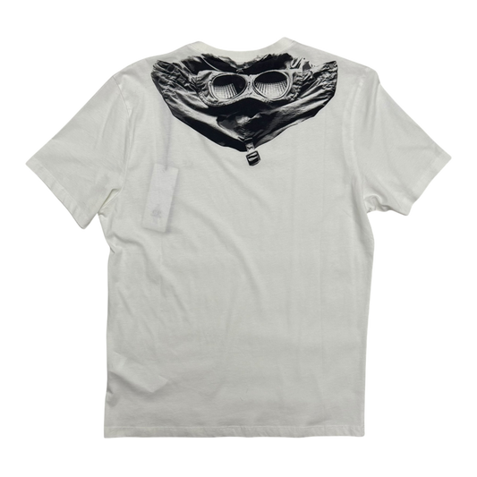 C.P. Company Goggle Print T-shirt ‘Gauze White’ (Fits M)