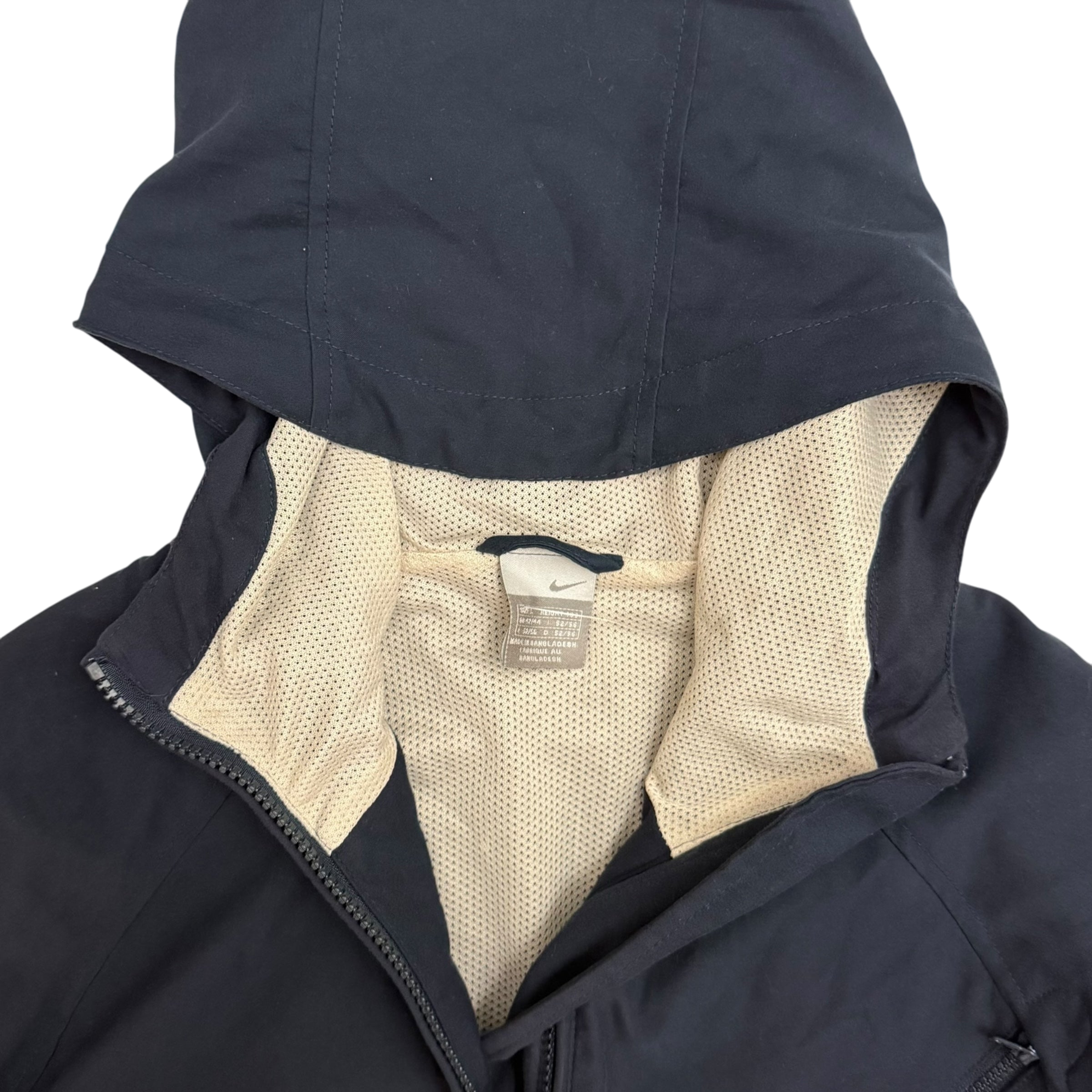 Nike 00s Technical Zip Hooded Jacket Navy (Size L)