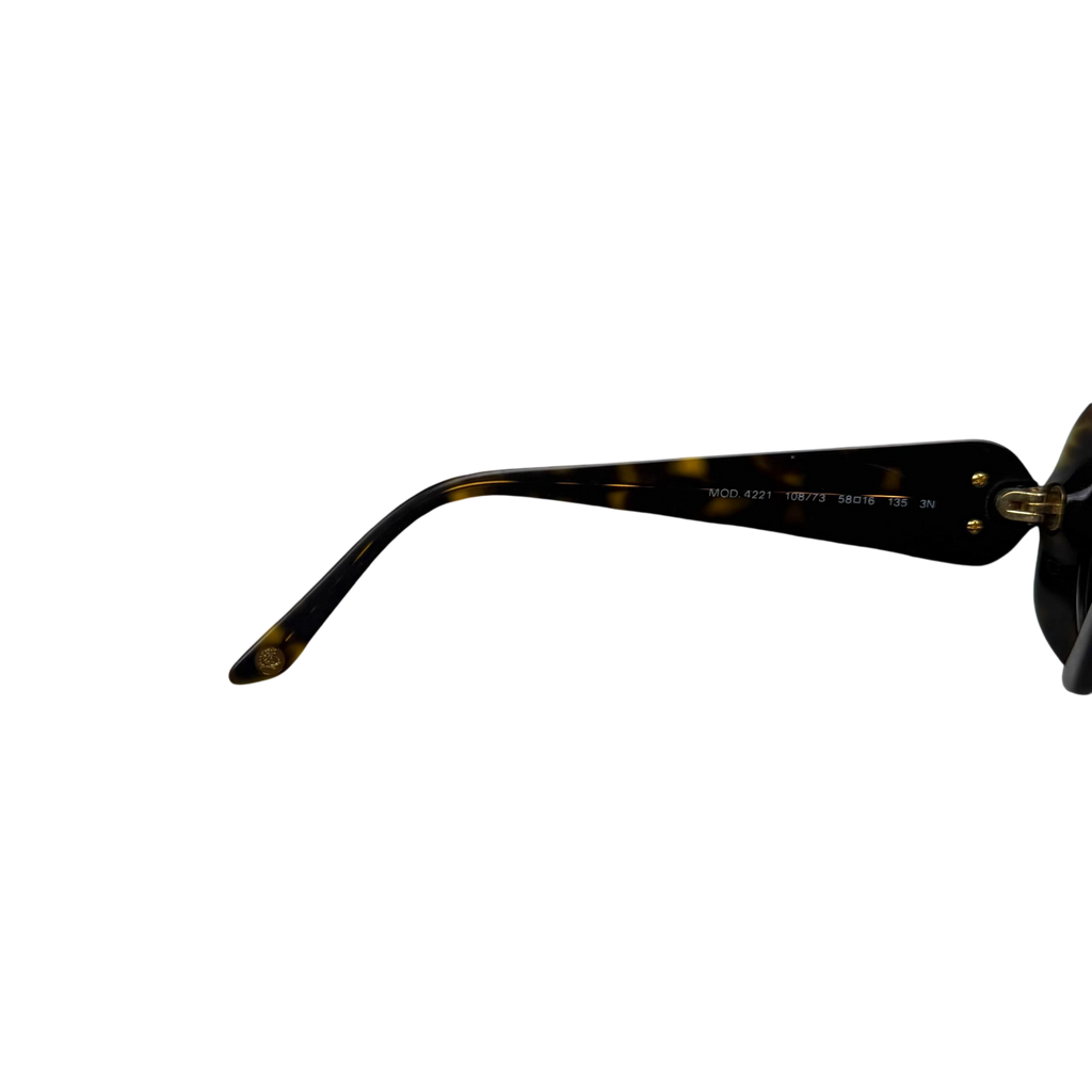 Versace Medusa Logo Sunglasses Tortoiseshell