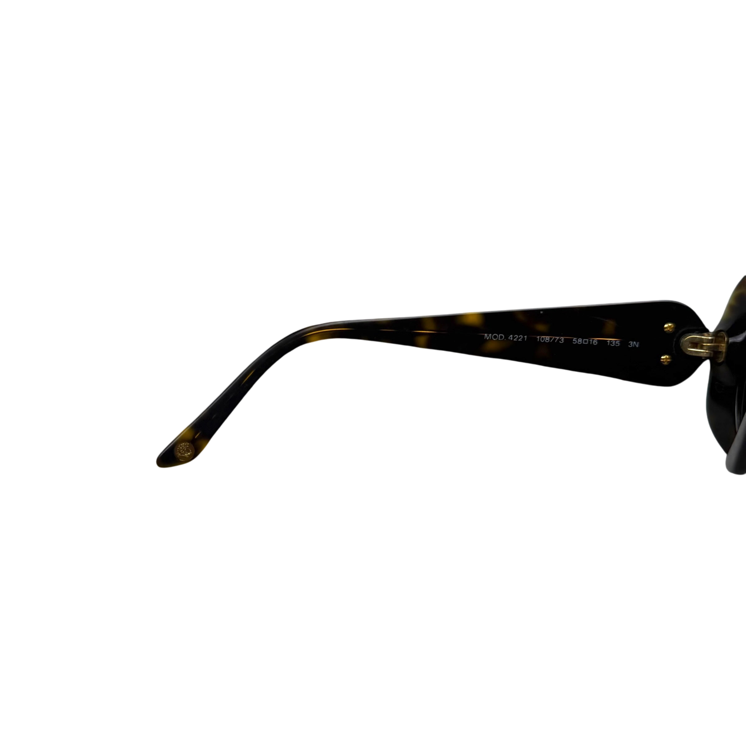 Versace Medusa Logo Sunglasses Tortoiseshell