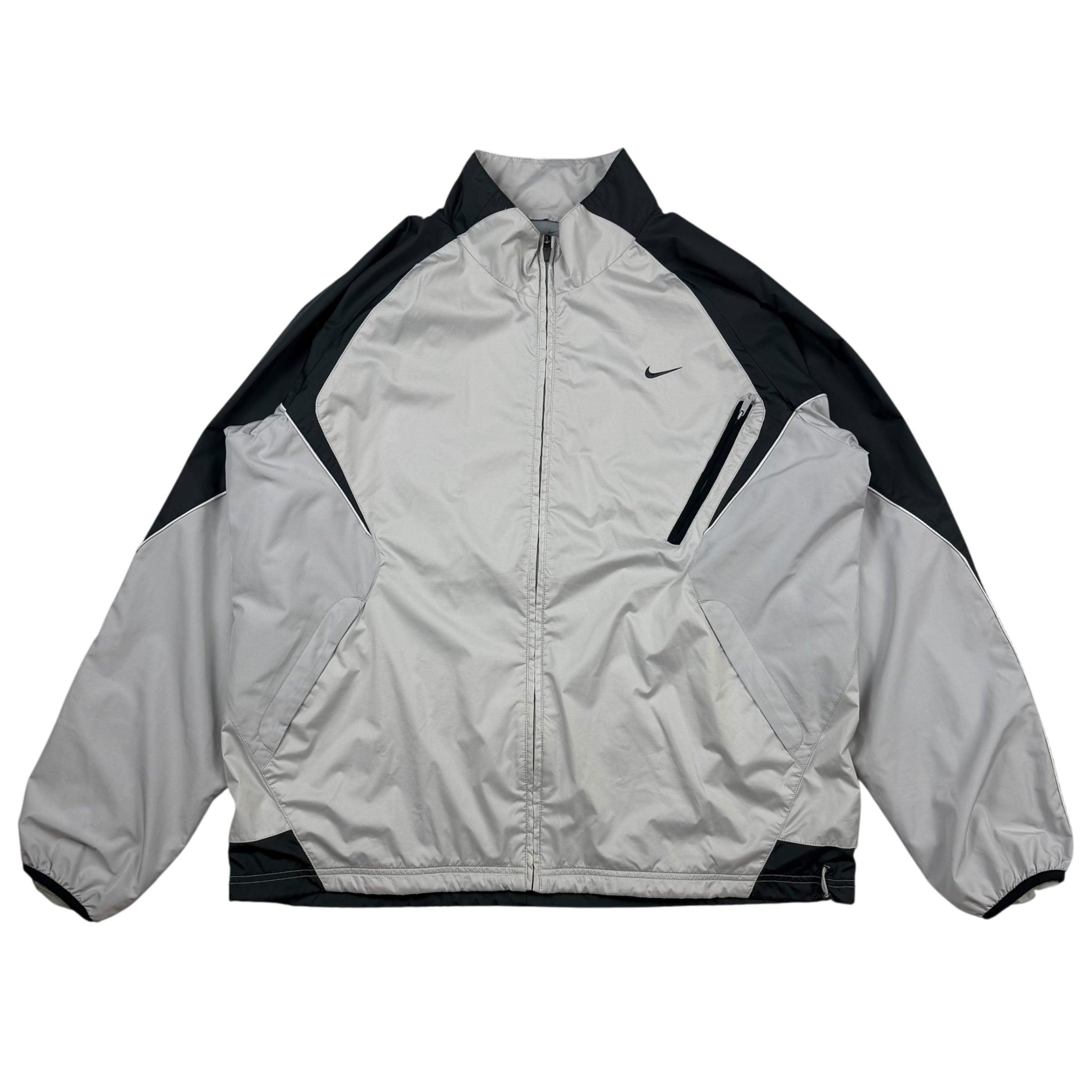 Nike 00s Track Jacket White/Grey (part of set) (Fits L-XL)