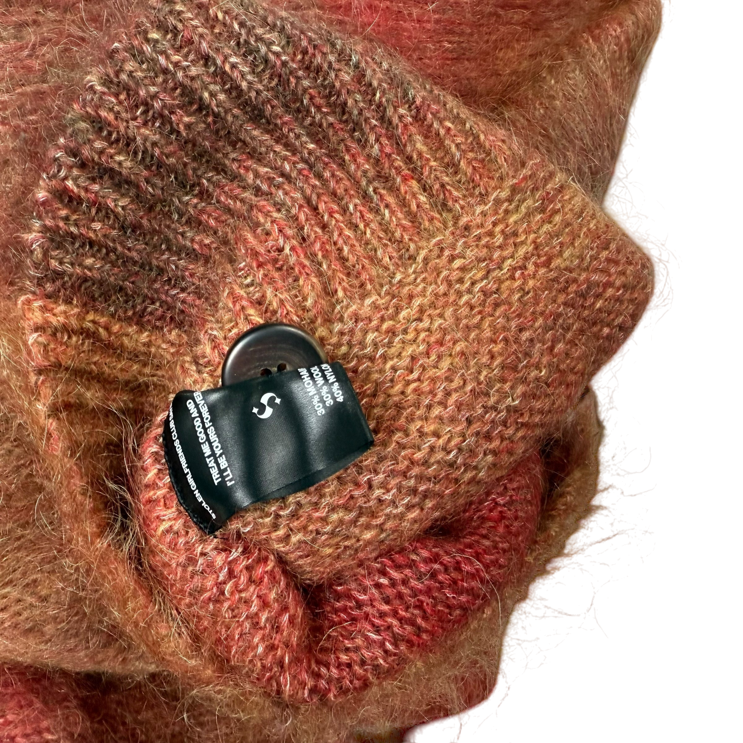 STOLEN GIRLFRIENDS CLUB Altered State Gradient-effect Cardigan (Size L)