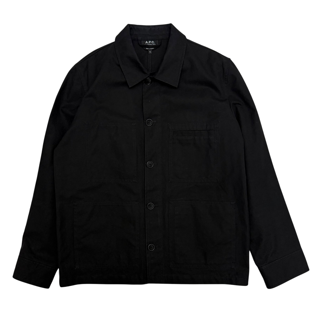 A.P.C. Lazare Shirt Jacket Black (fits L-XL)