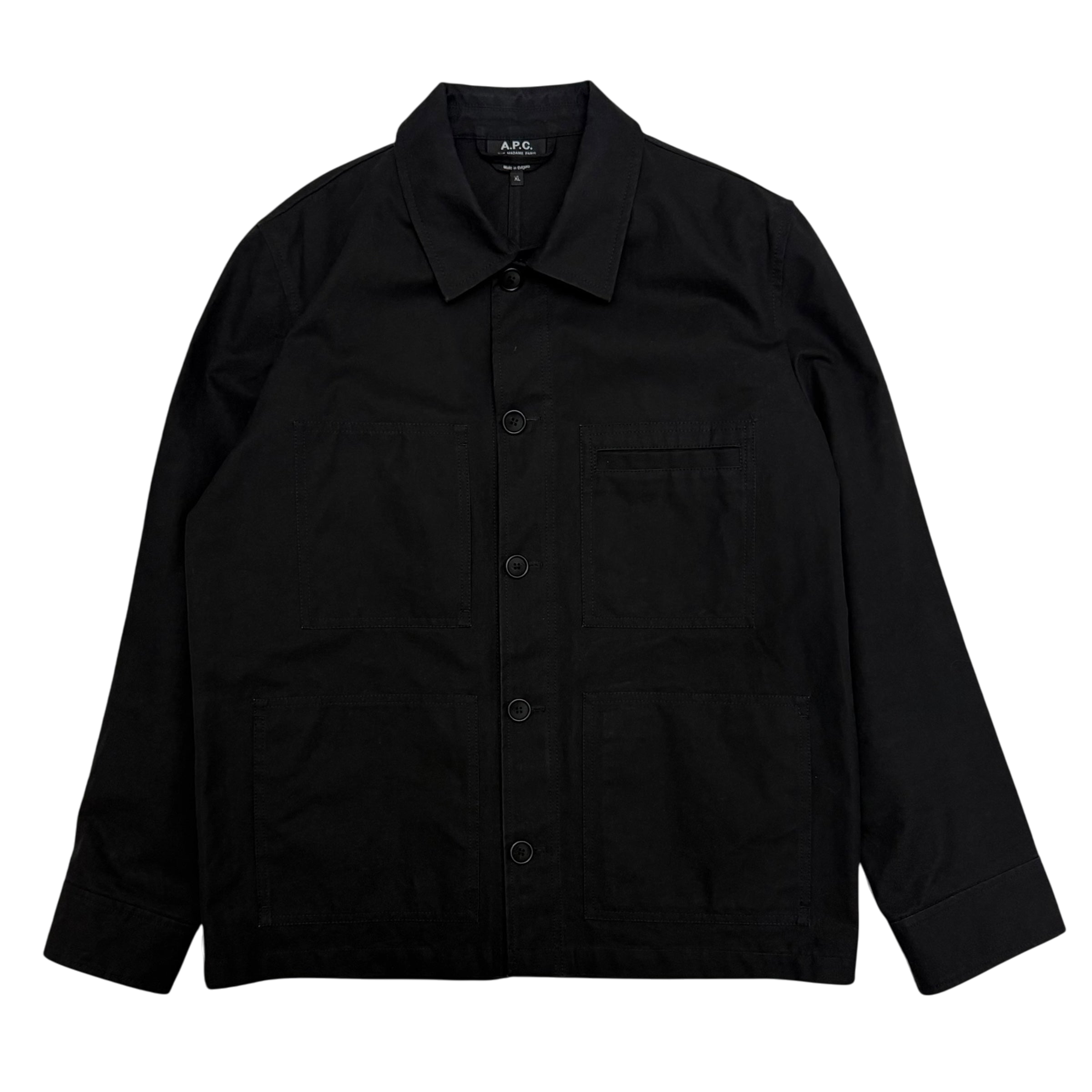 A.P.C. Lazare Shirt Jacket Black (fits L-XL)