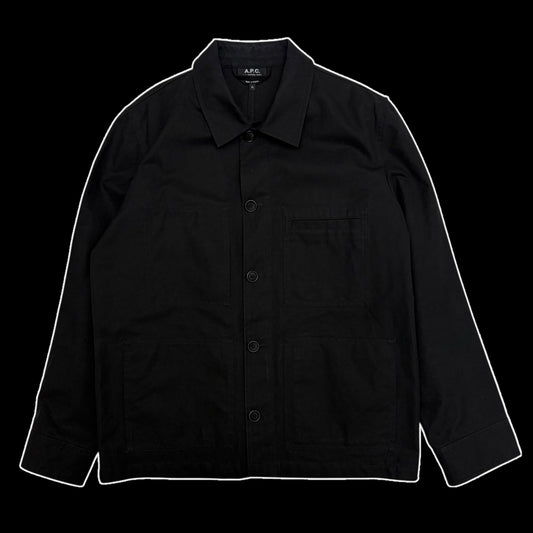 A.P.C. Lazare Shirt Jacket Black (fits L-XL)