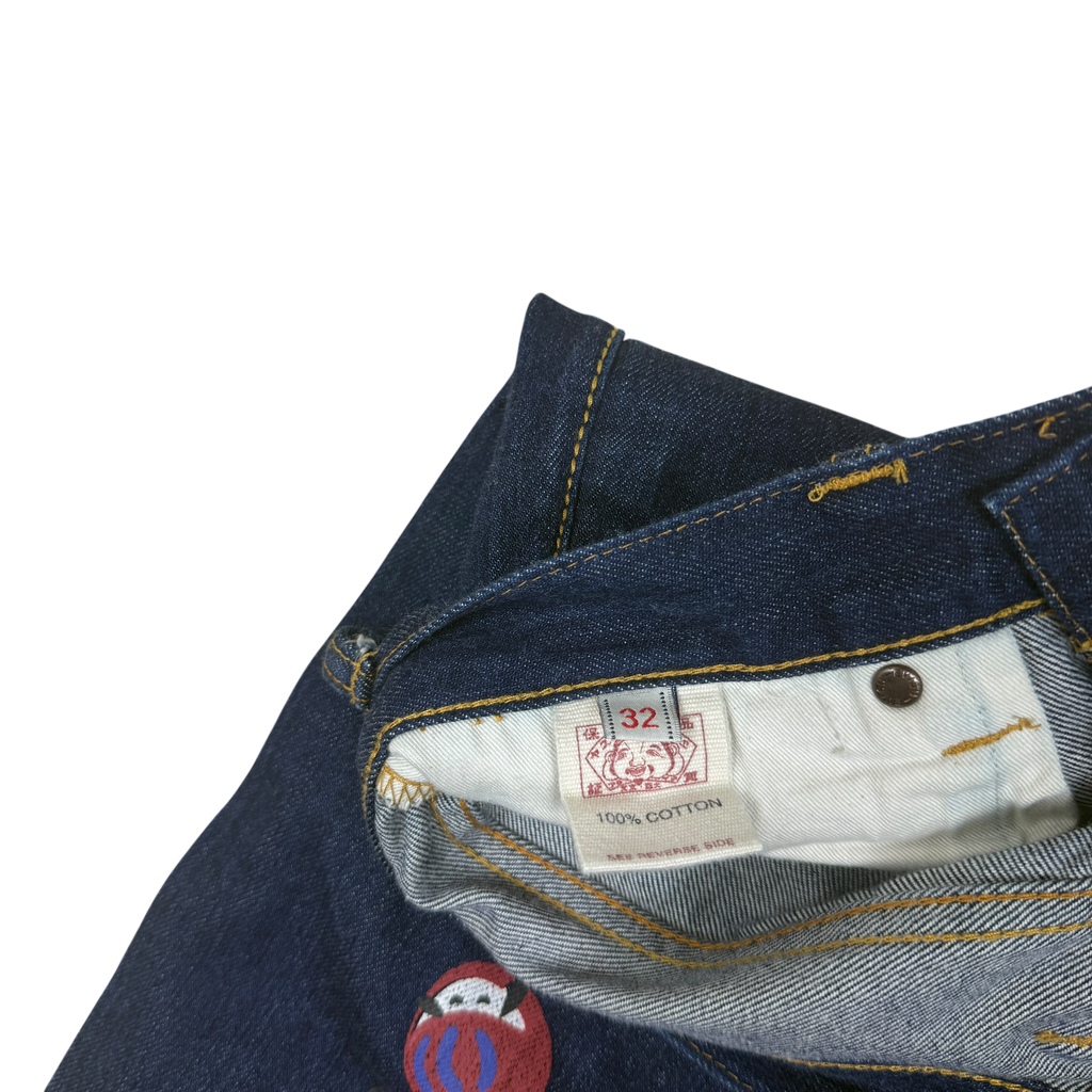 Evisu 00s Dot Daicock Japanese Denim Jeans (Size 32”)