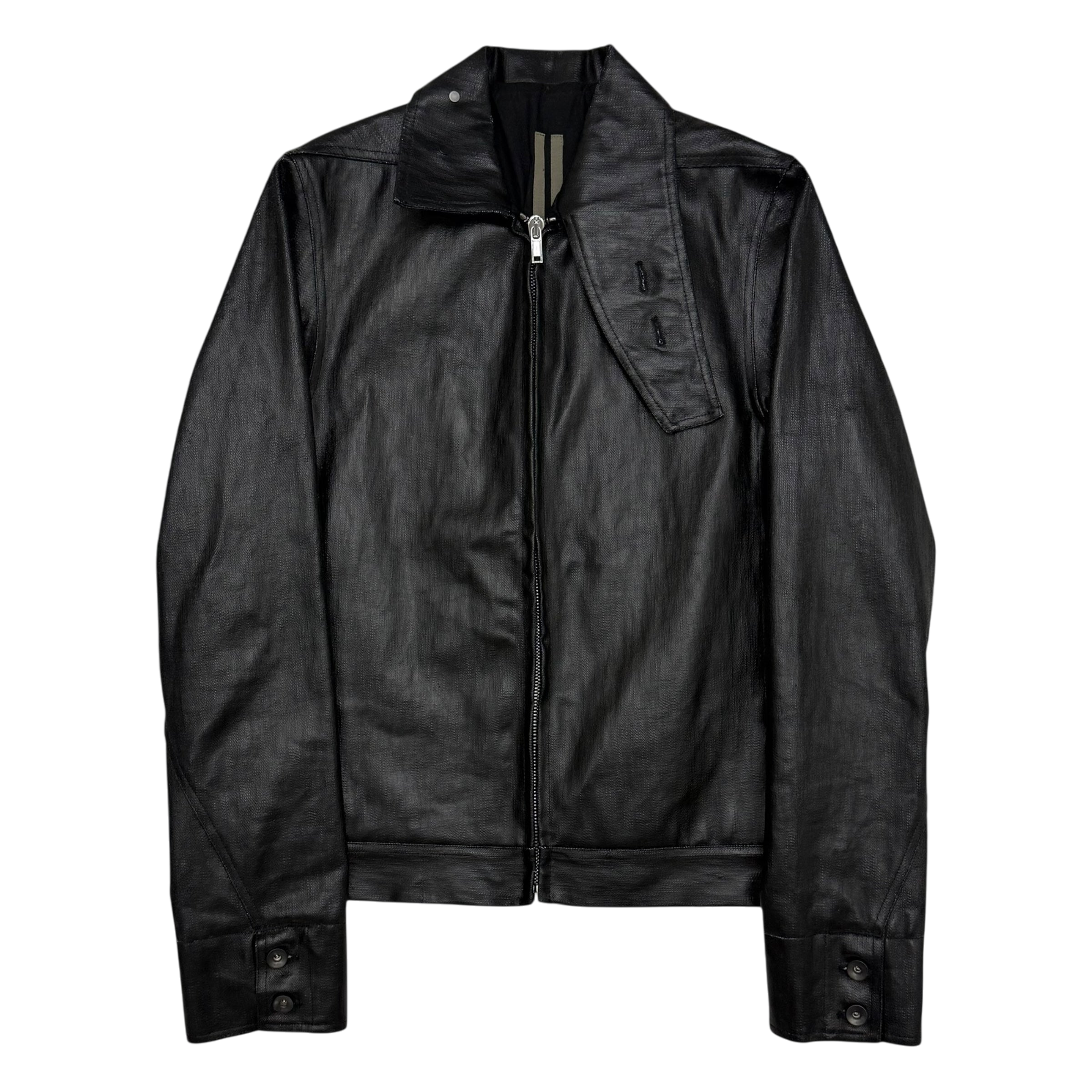 Rick Owens DRKSHDW SS17 Sample ‘Black Rubber’ Walrus Jacket (Fits S-M)