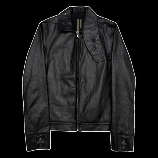 Rick Owens DRKSHDW SS17 Sample ‘Black Rubber’ Walrus Jacket (Fits S-M)