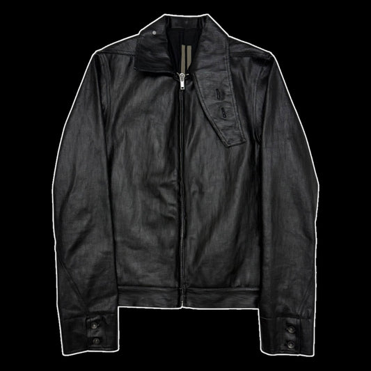 Rick Owens DRKSHDW SS17 Sample ‘Black Rubber’ Walrus Jacket (Fits S-M)