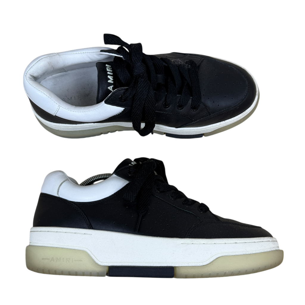 Amiri Stadium Low Leather Sneakers Black (US10/EU43)