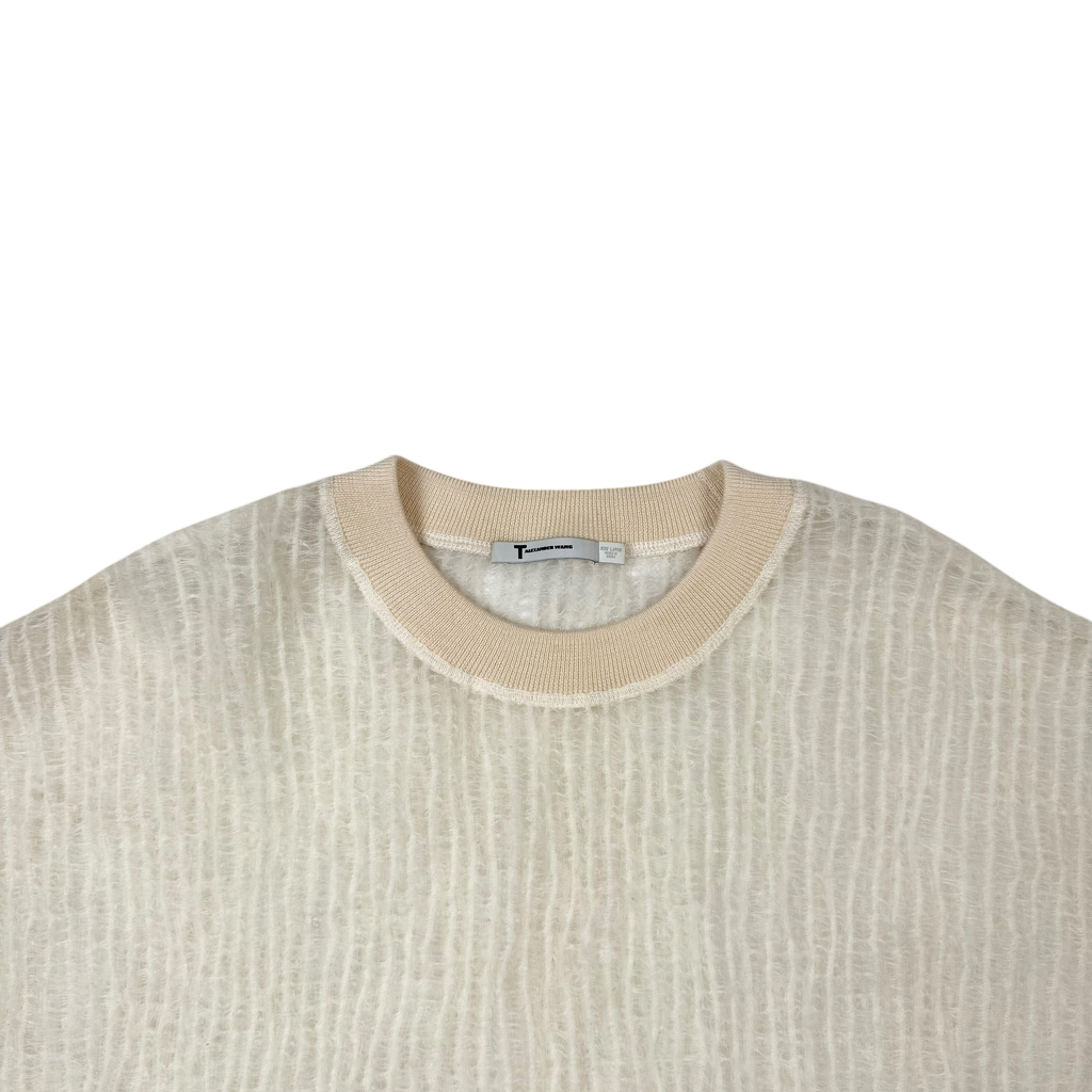 Alexander Wang Wool Blend Knit T-Shirt (Size L)