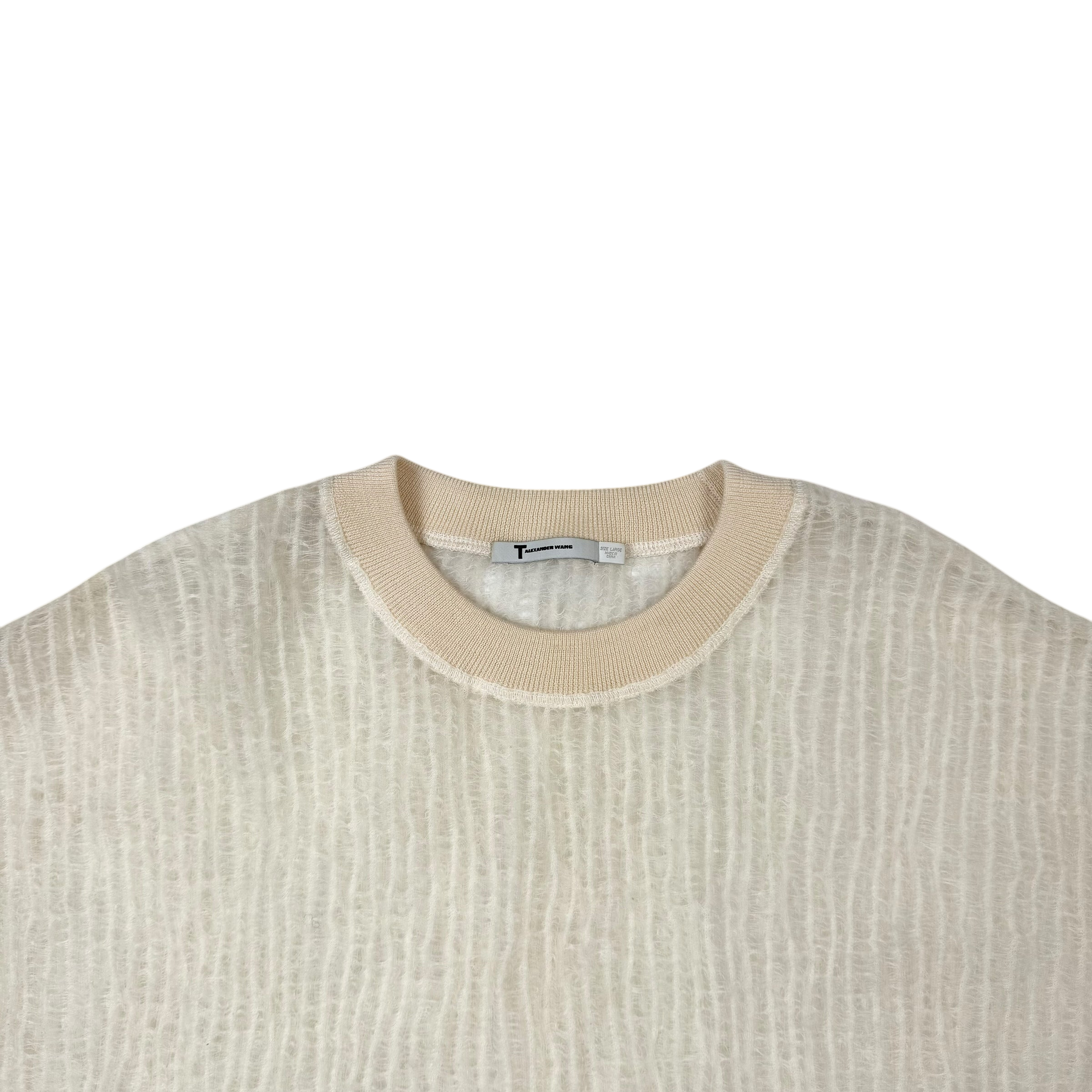 Alexander Wang Wool Blend Knit T-Shirt (Size L)
