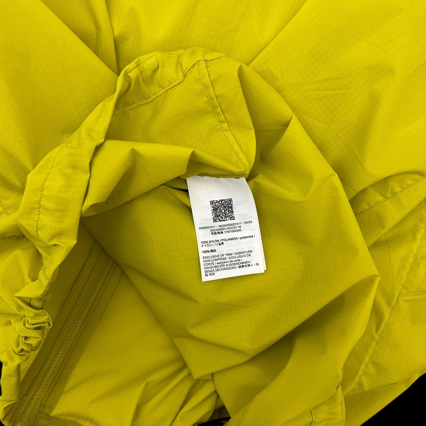 Arc'teryx Squamish Jacket Neon Yellow (Size M)