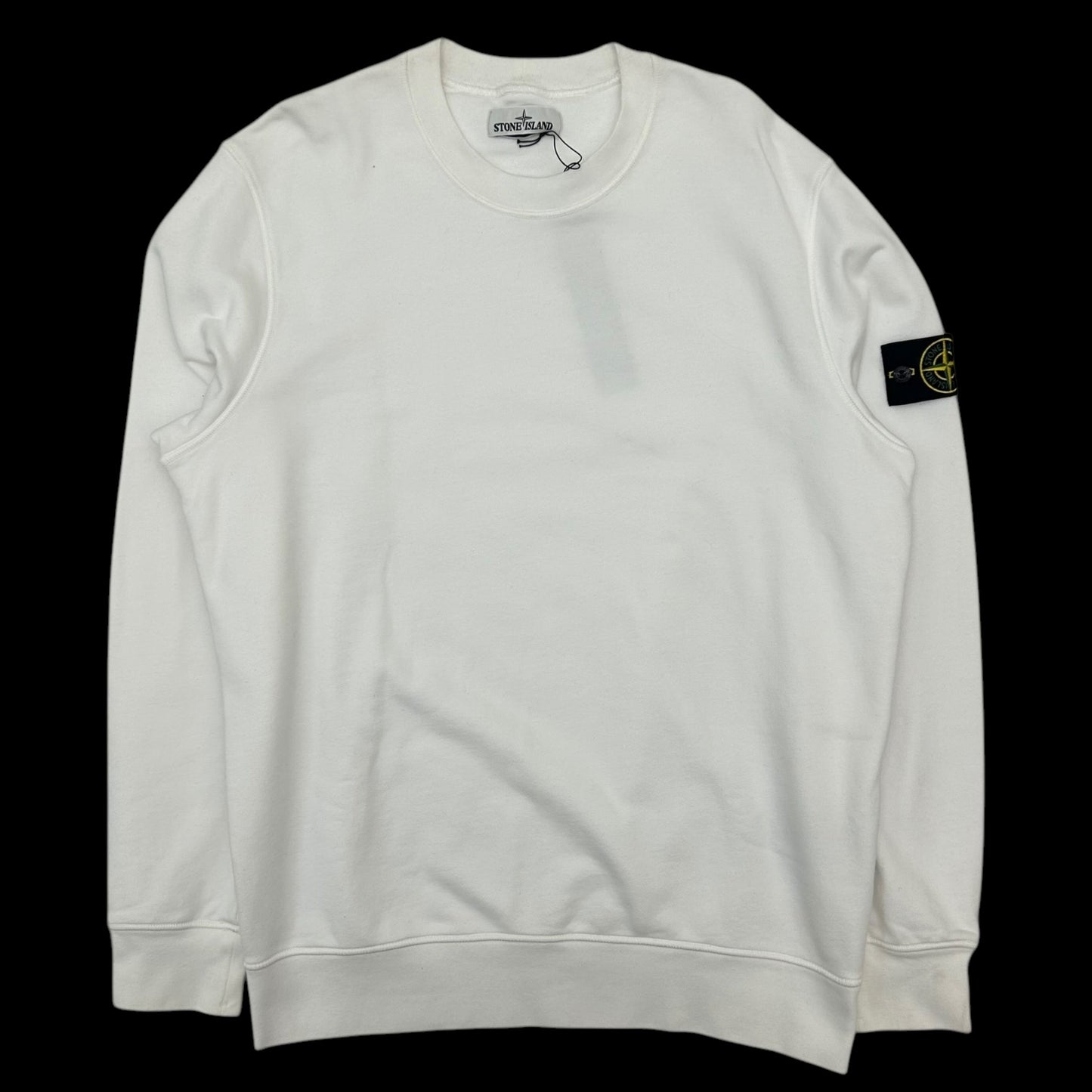 Stone Island Crewneck Sweater White (Fits L/XL)