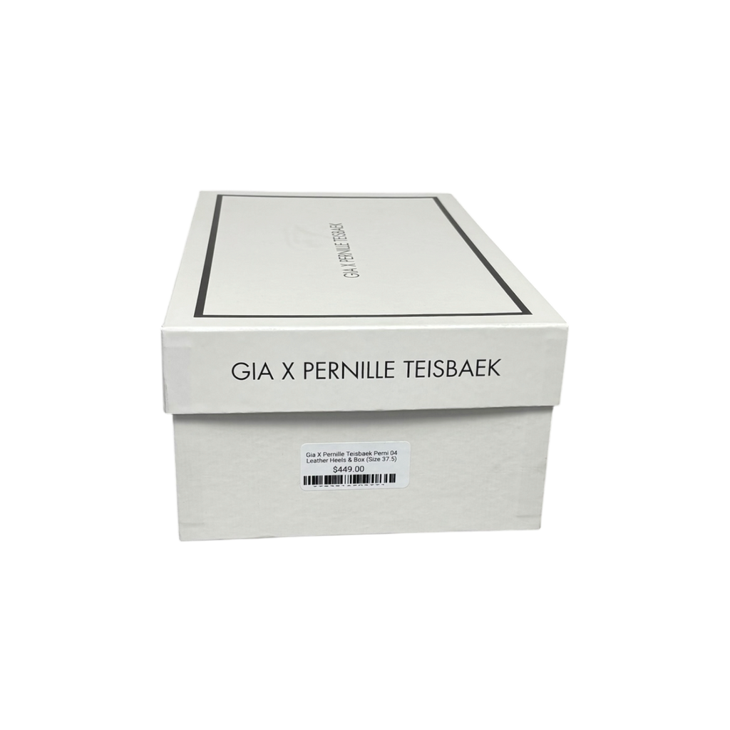 Gia X Pernille Teisbaek Perni 04 Leather Heels Shell (Size EU37.5)
