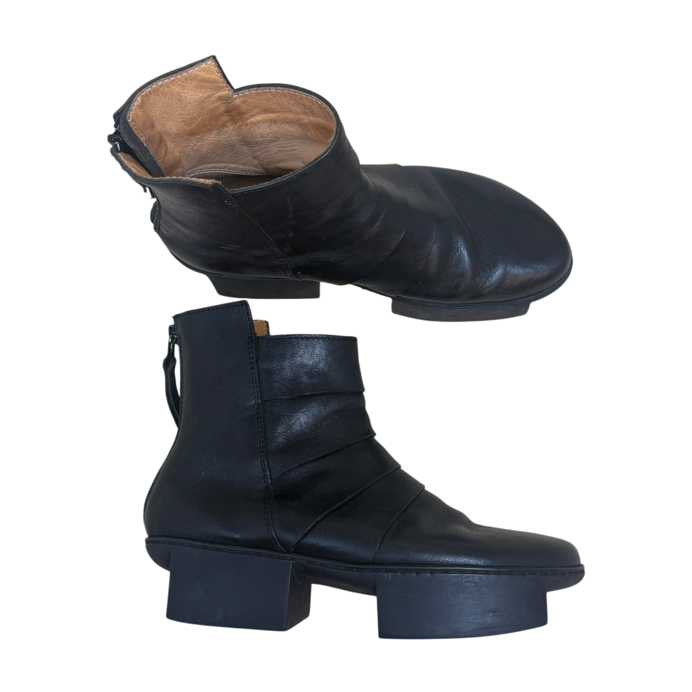 Trippen Leather Baronet Boots Black (Size EU38)