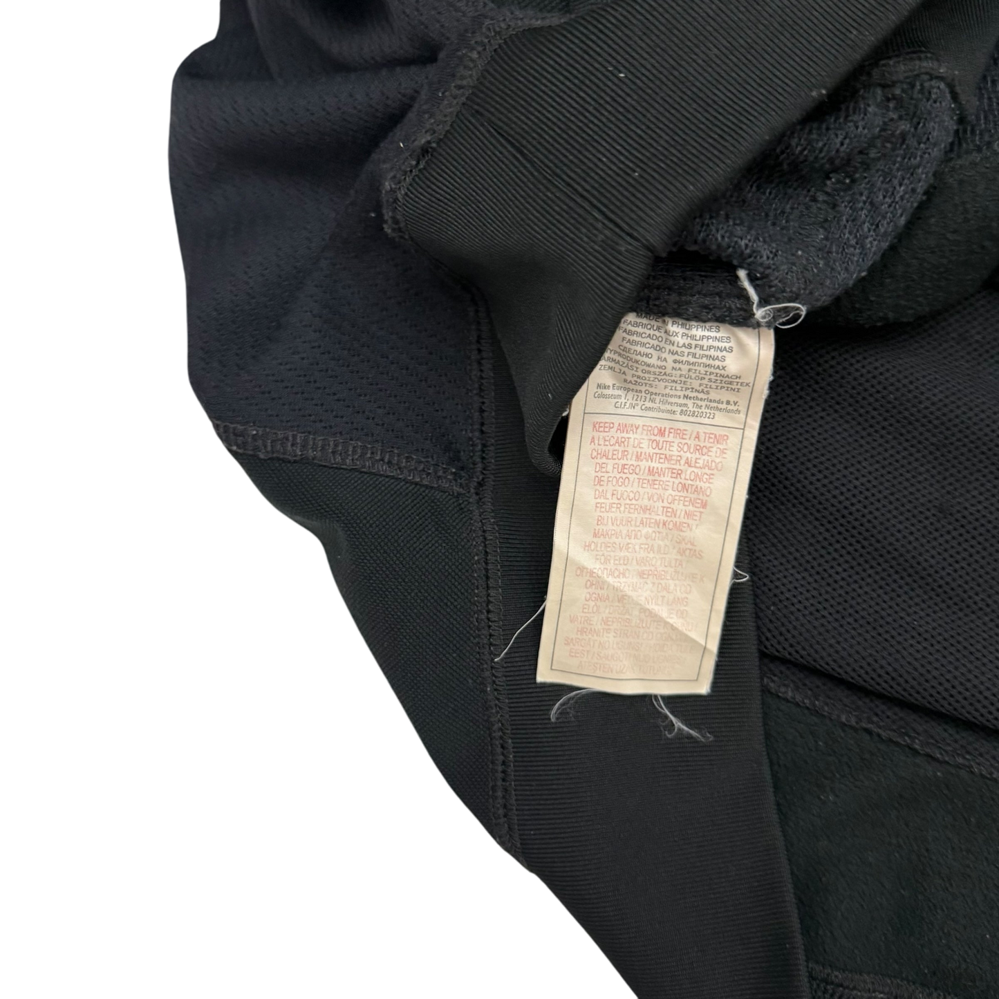 Nike 00s Centre Logo Technical Hoodie Black (Size XL)