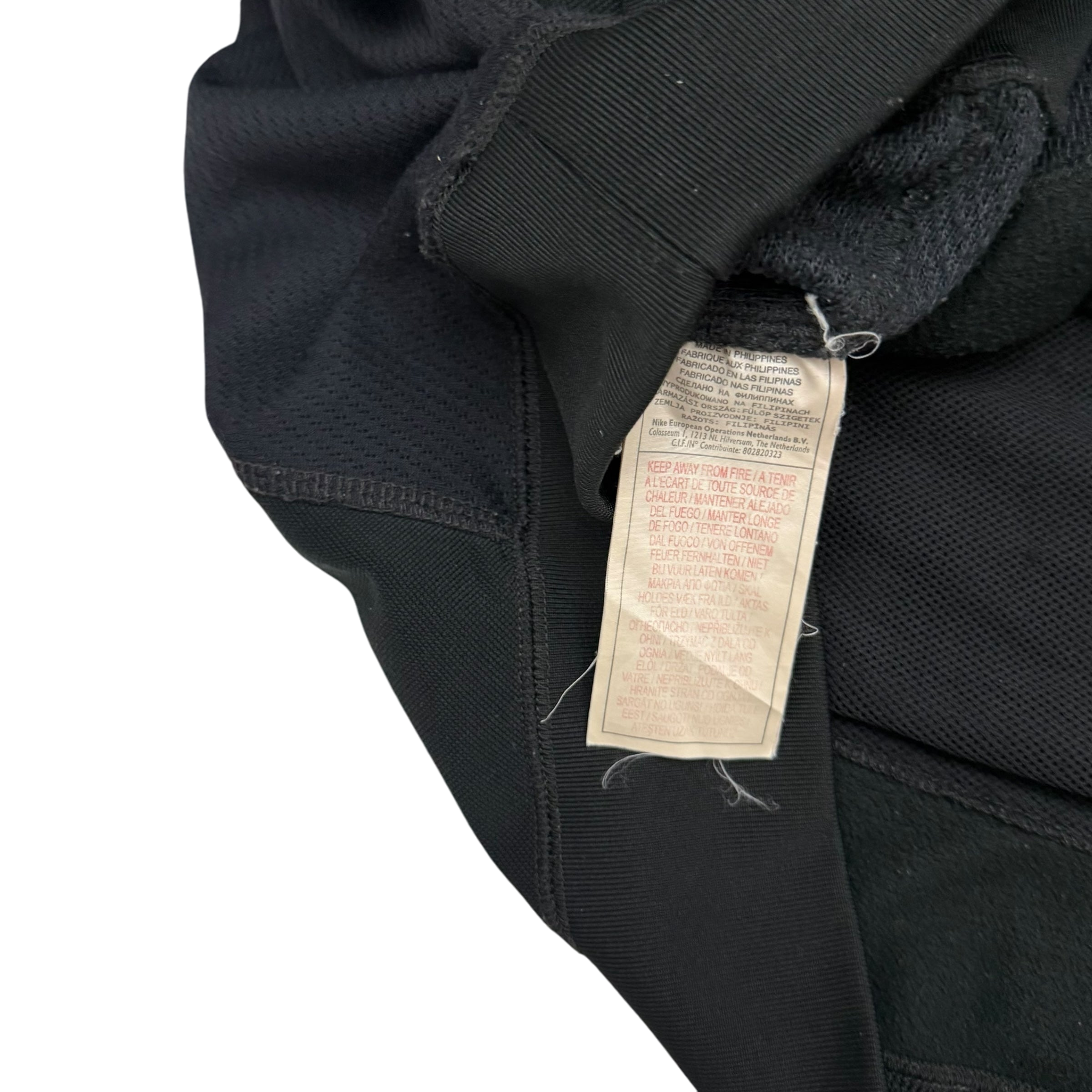 Nike 00s Centre Logo Technical Hoodie Black (Size XL)