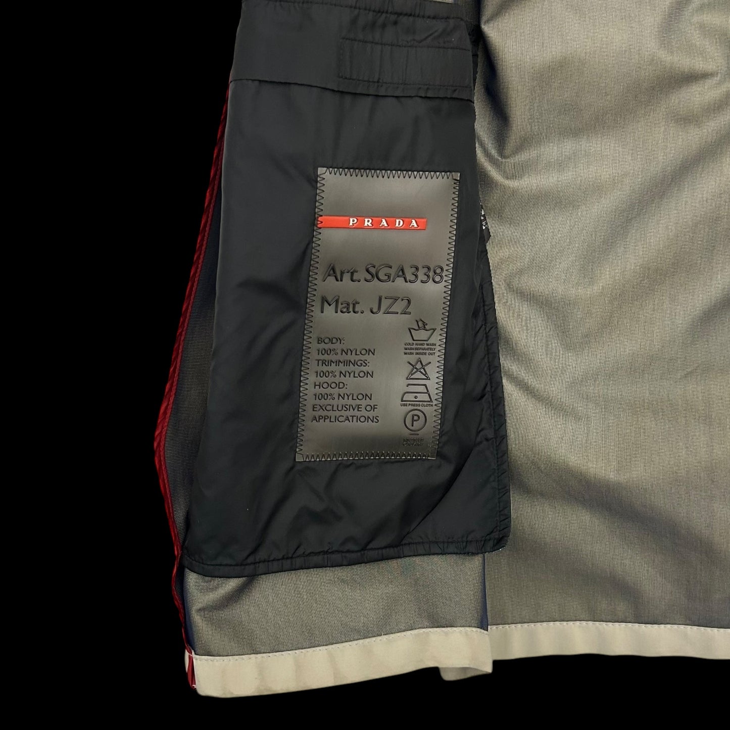 2003 Prada Luna Rossa Nylon Jacket (Fits L)