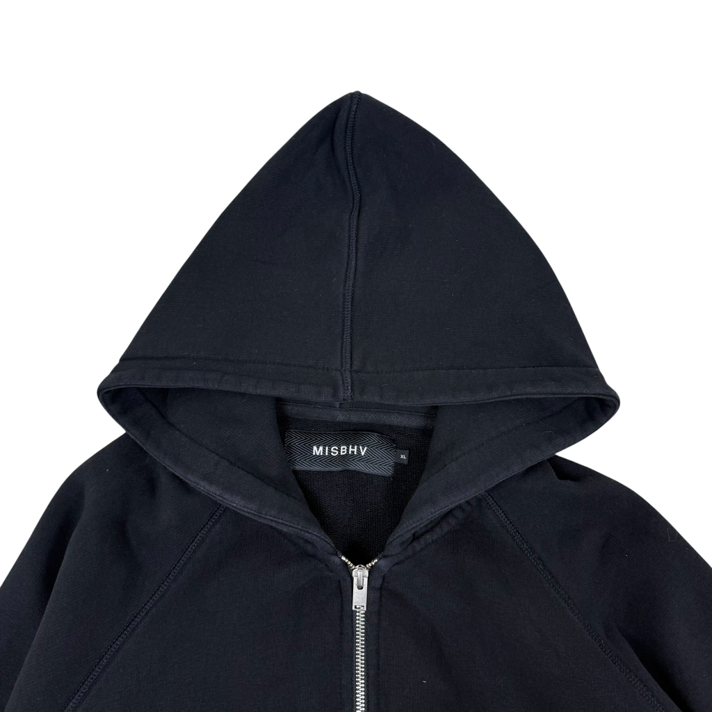 MISBHV Gaspar Zipped Hoodie Black (Size XL)