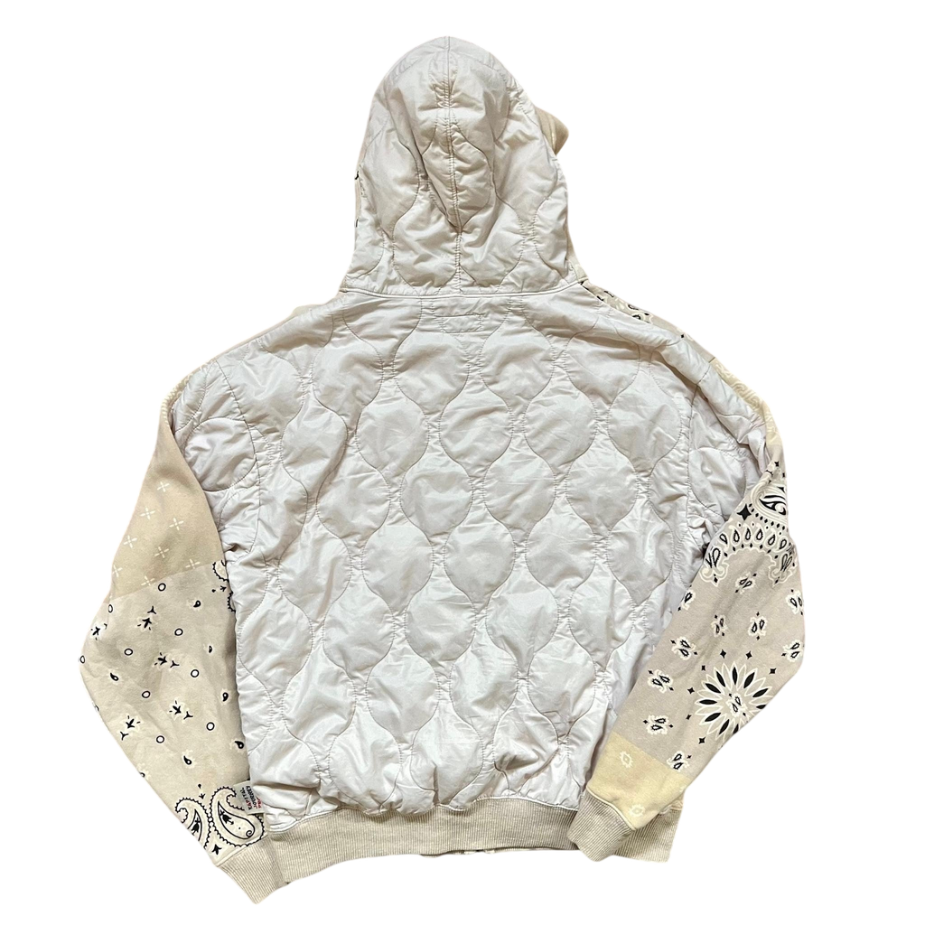 Kapital Bandana Quilted Zip-Up Hoodie (Fits M/L)