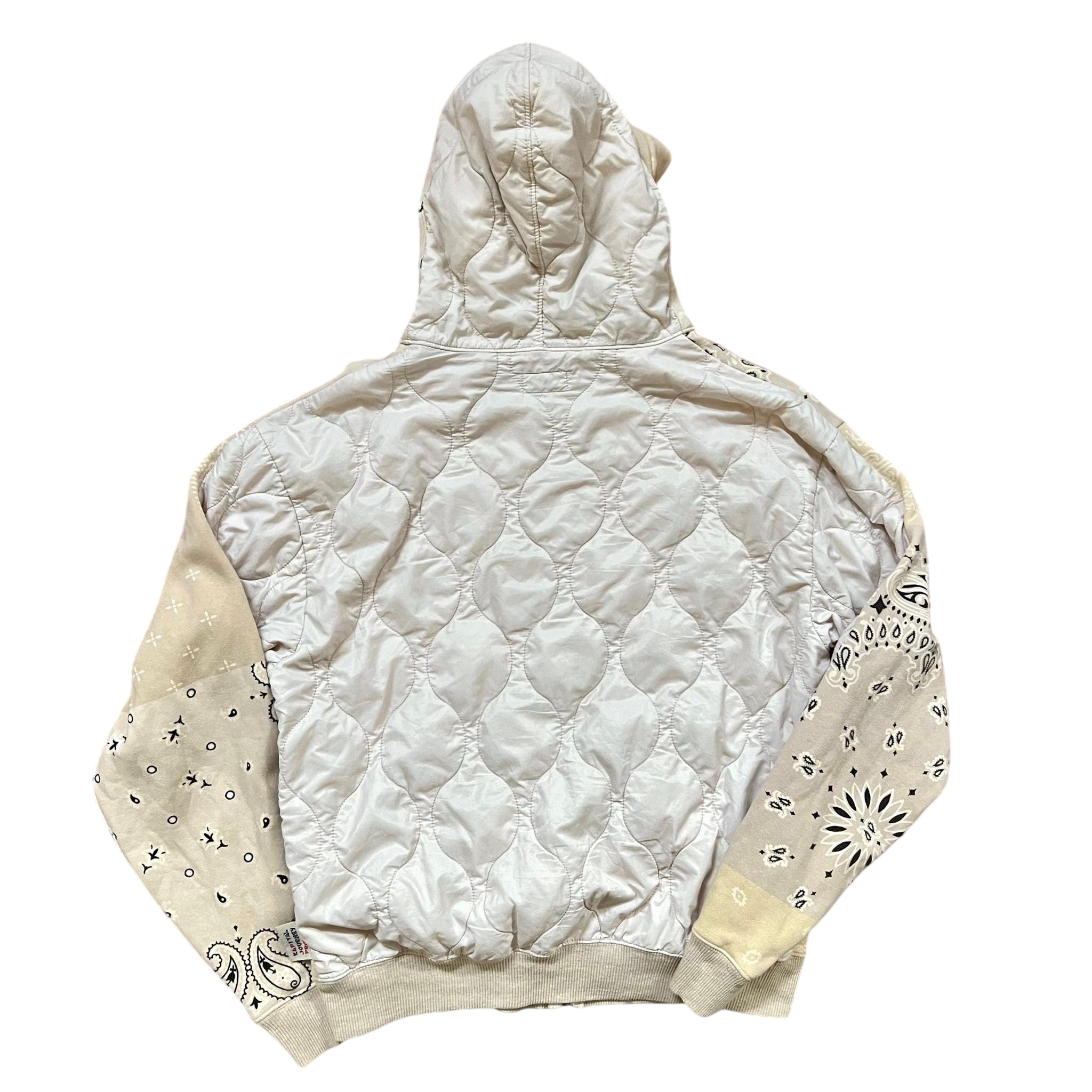 Kapital Bandana Quilted Zip-Up Hoodie (Fits M/L)