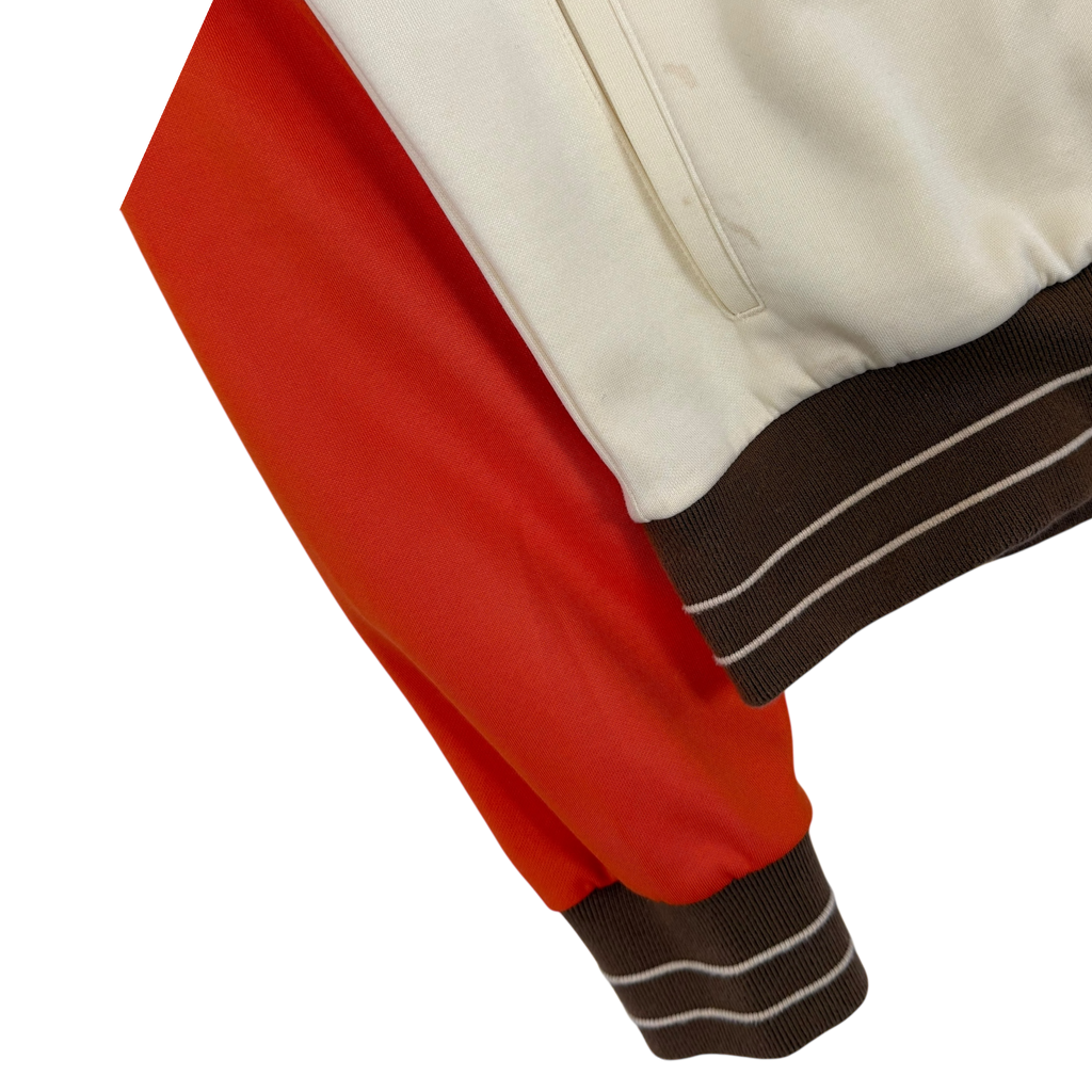 Wales Bonner Percussion Track Jacket Cream/Orange (Fits S-M)
