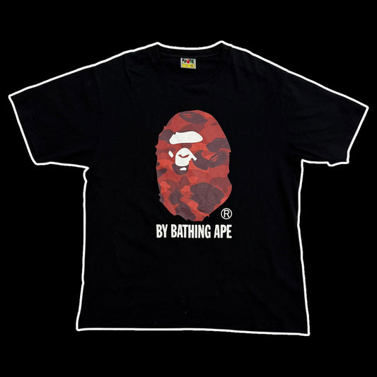 BAPE (A Bathing Ape) Colour Camo T-Shirt Black (Fits L-XL)