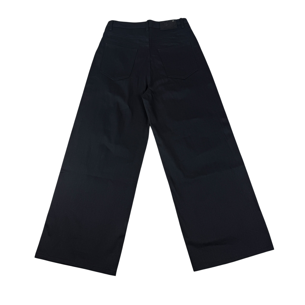 NO/FAITH STUDIOS Japanese Selvedge Ultra Loose Denim Jeans Black (Size M)