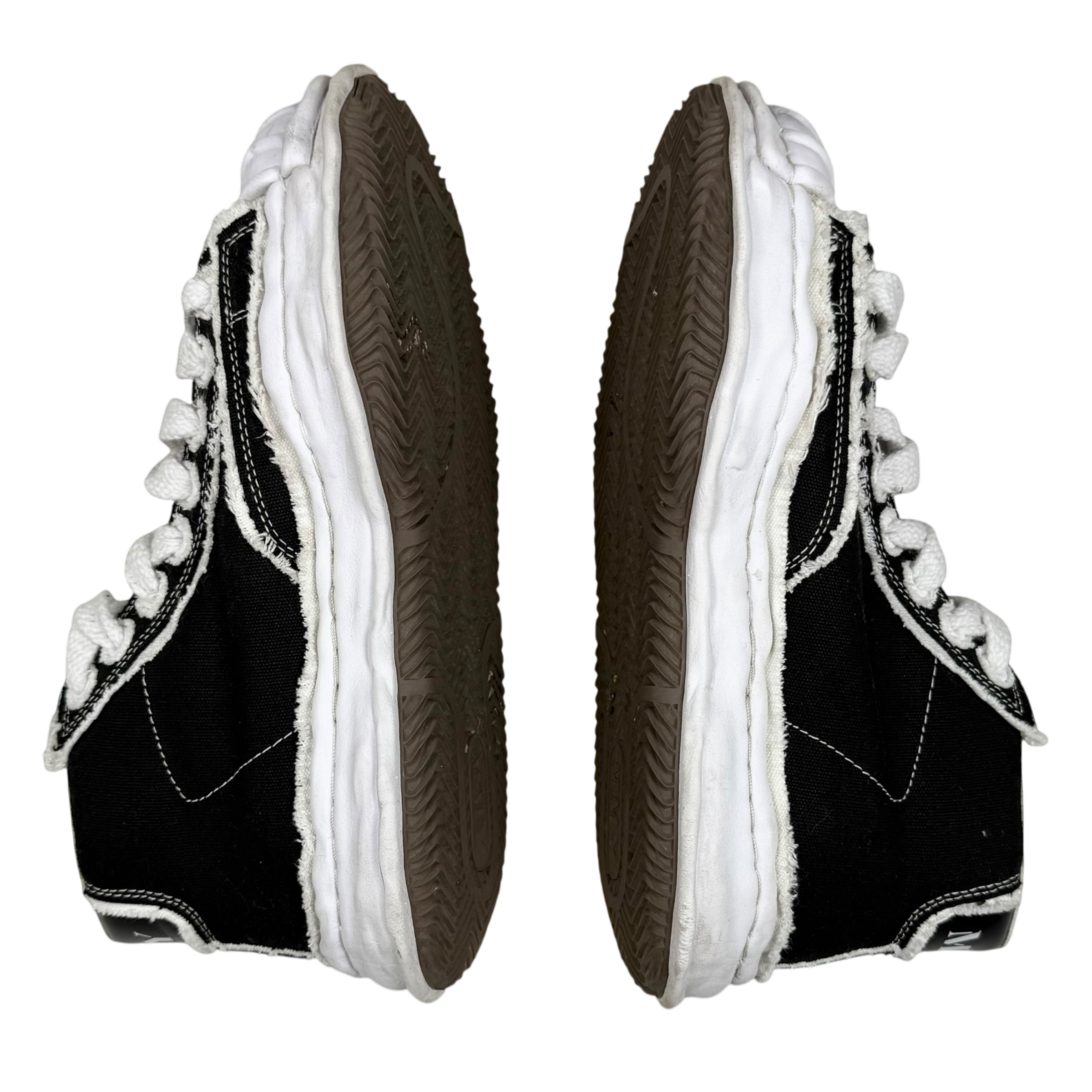 Men's Maison Mihara Yasuhiro Blakey OG Sole Canvas High Black / White (US11/EU44)