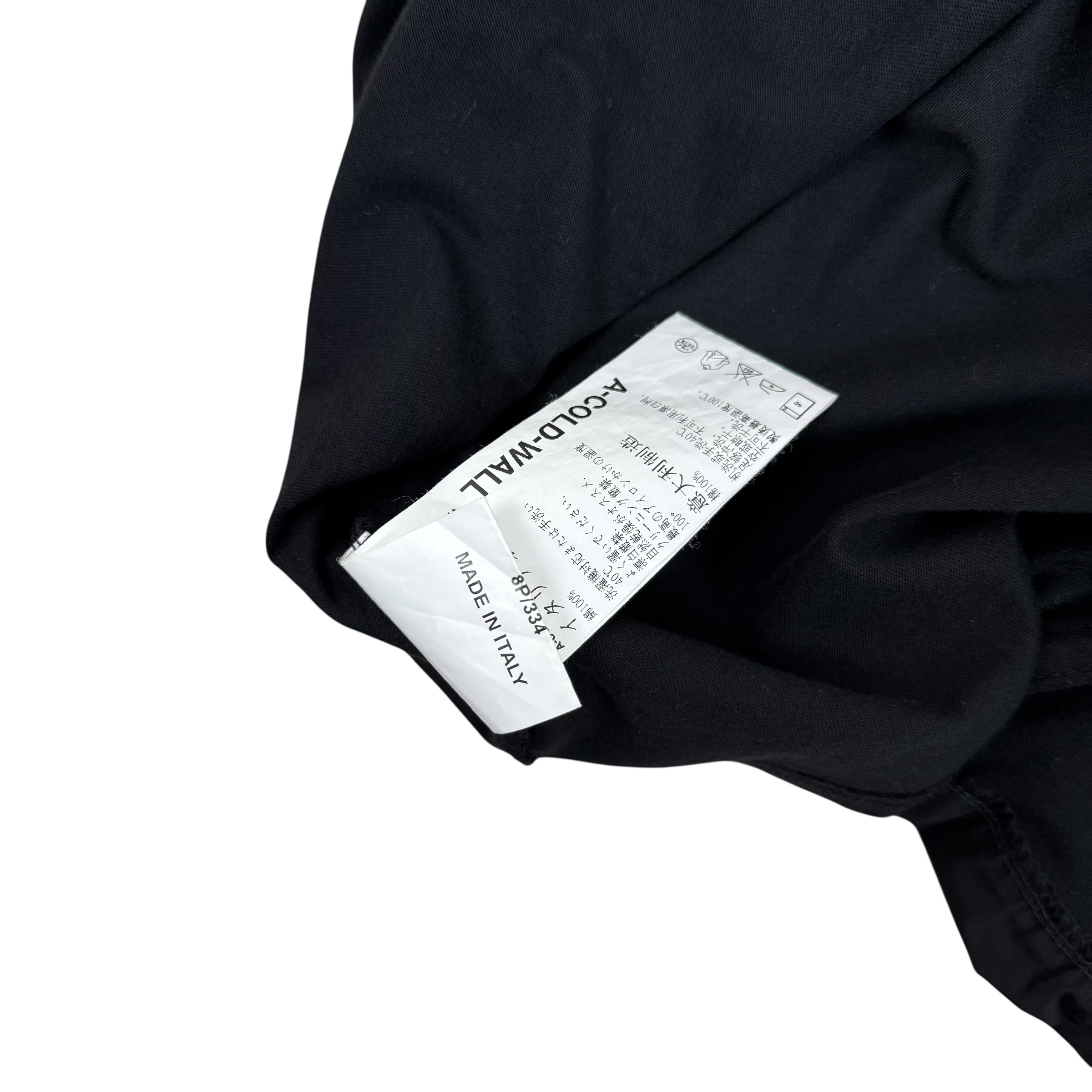 A-COLD-WALL* (ACW) Pocket T-shirt Black (Fits M-L)