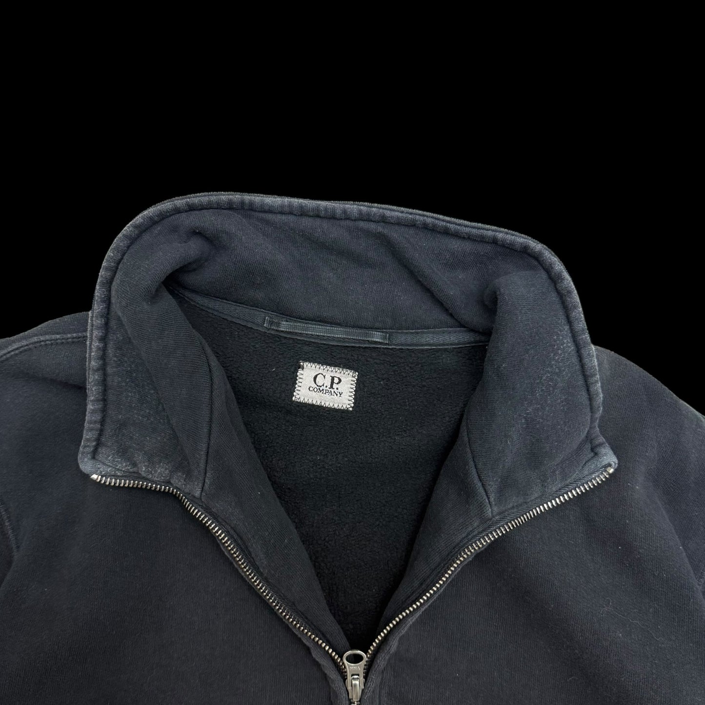 C.P. Company AW14 Cotton Lens Viewer Zip-Up Sweatshirt Navy (Fits L)