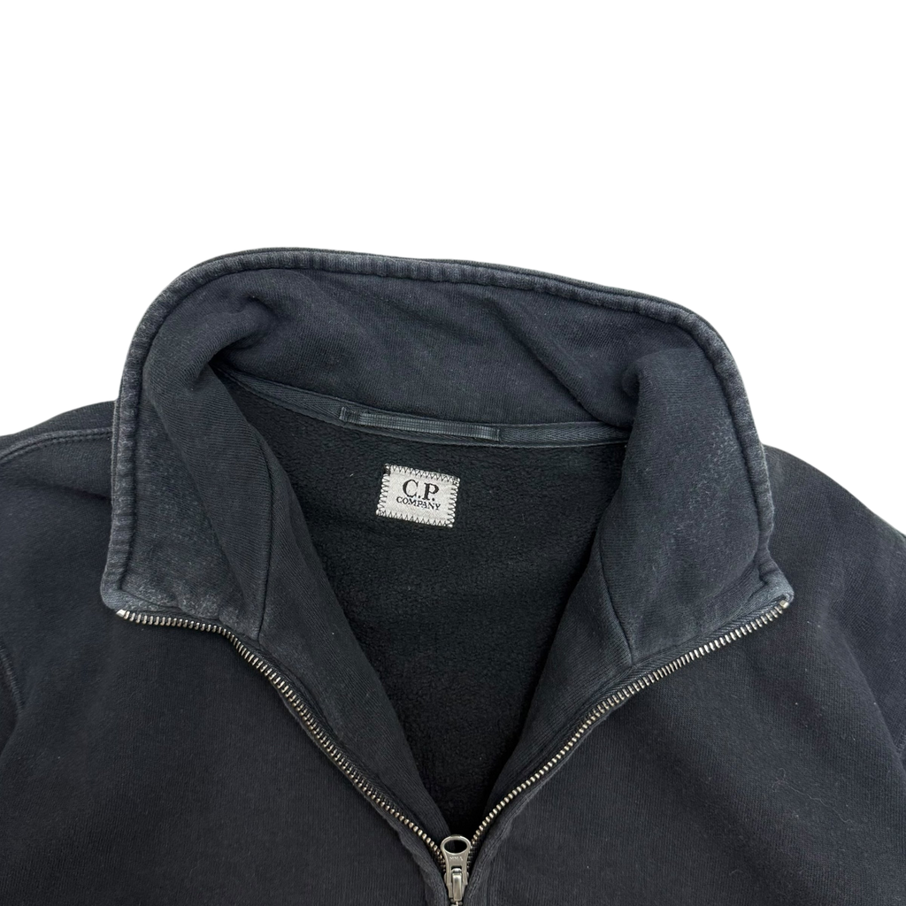C.P. Company AW14 Cotton Lens Viewer Zip-Up Sweatshirt Navy (Fits L)