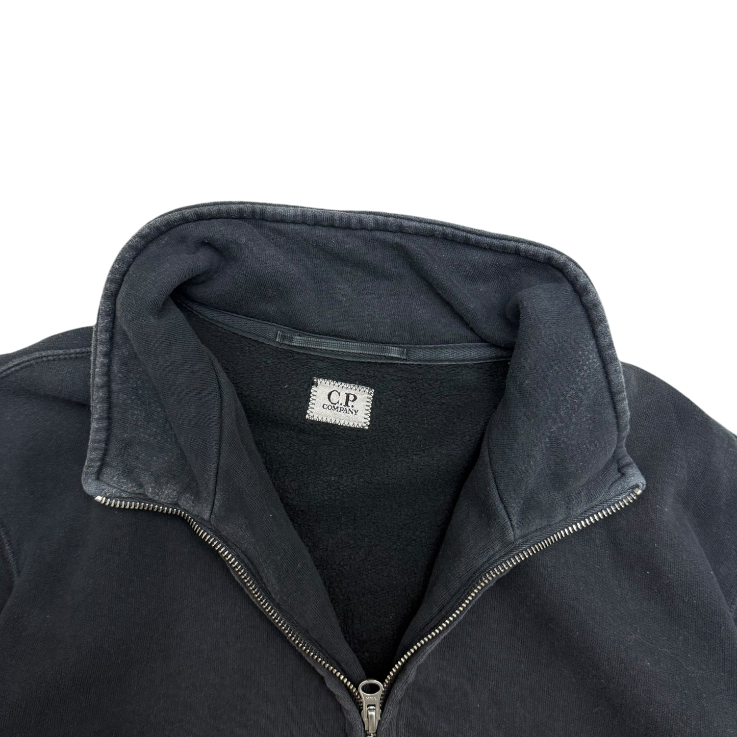 C.P. Company AW14 Cotton Lens Viewer Zip-Up Sweatshirt Navy (Fits L)