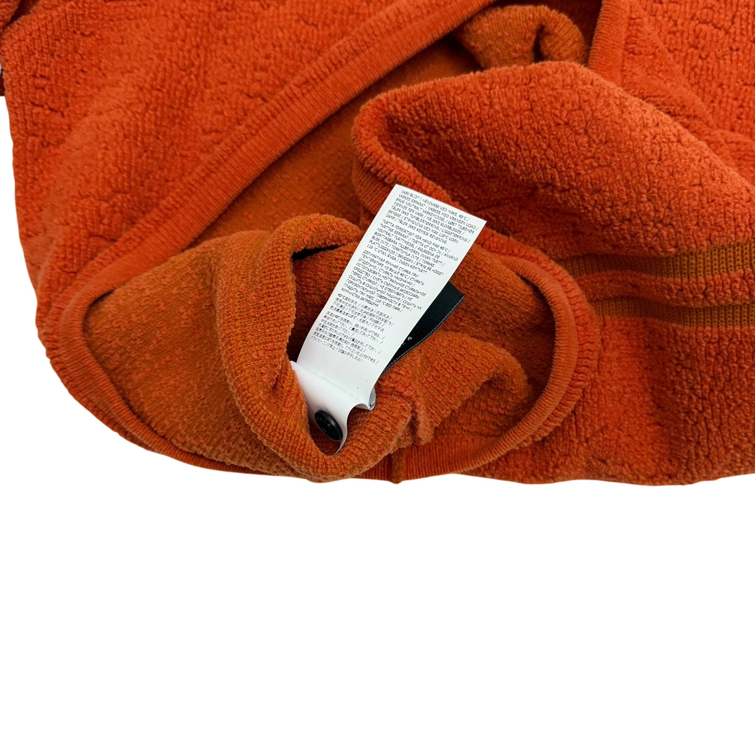 Stone Island AW19 Textured Sweatshirt Orange (Size XL)