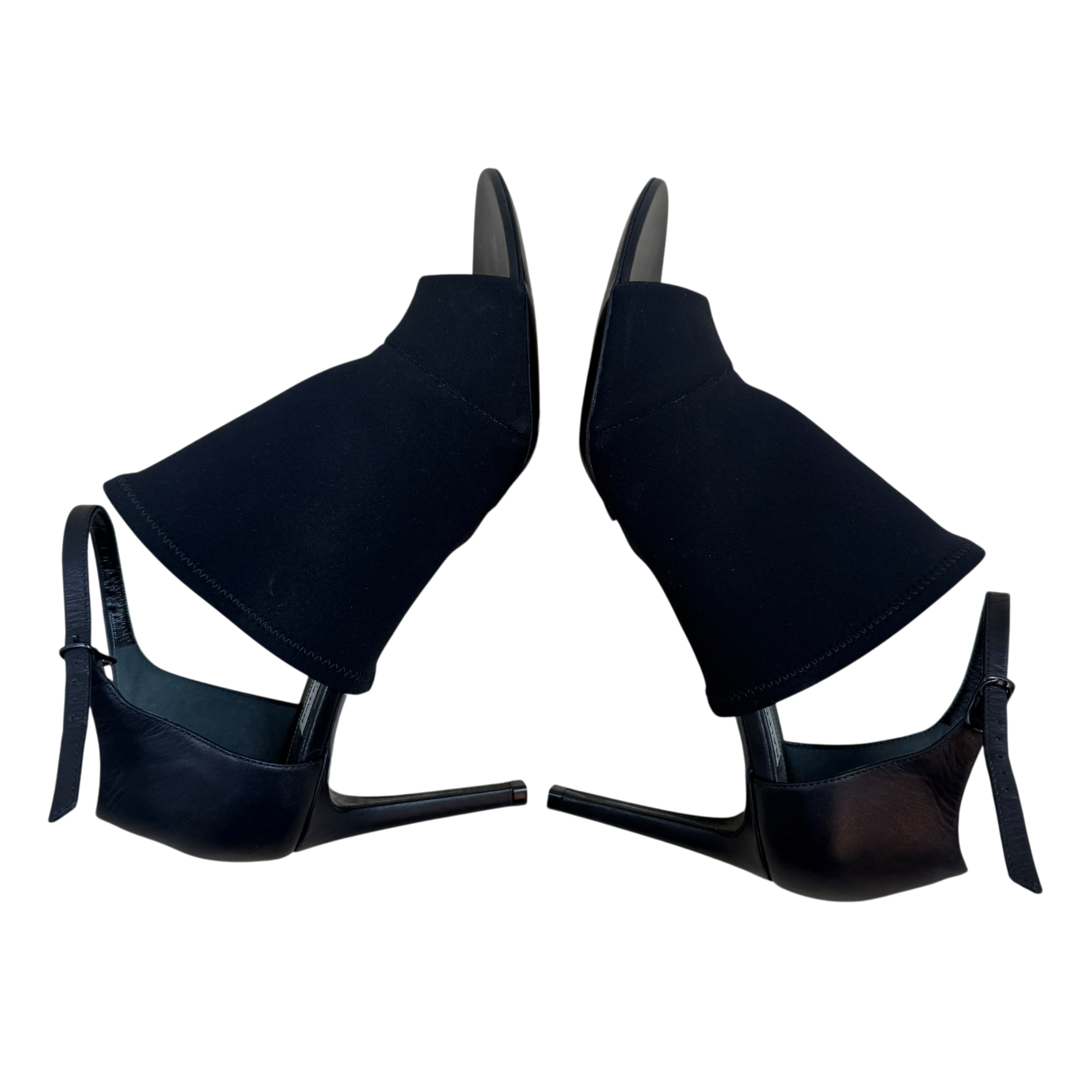 Balenciaga Leather Glove Pumps Black (Size EU40)