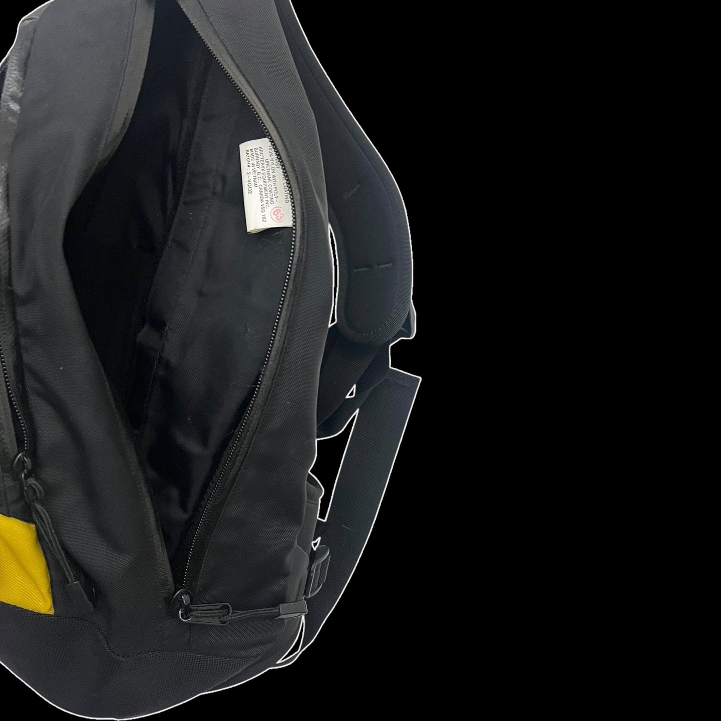 Arc'teryx Vintage Quiver Crossbody Bag Black/Yellow