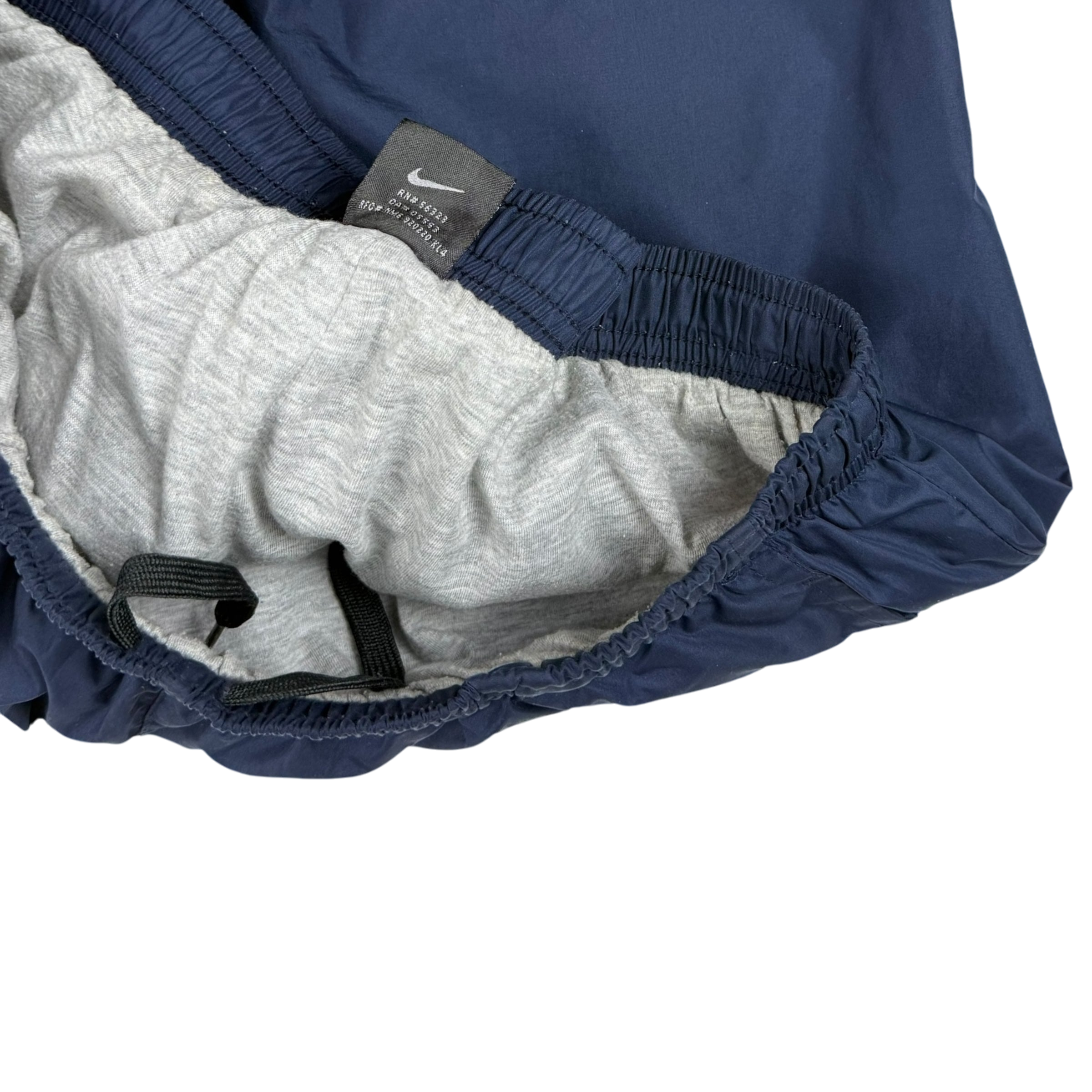 Nike 00s Lined Track Pants White/Navy (part of set) (Fits M-L)