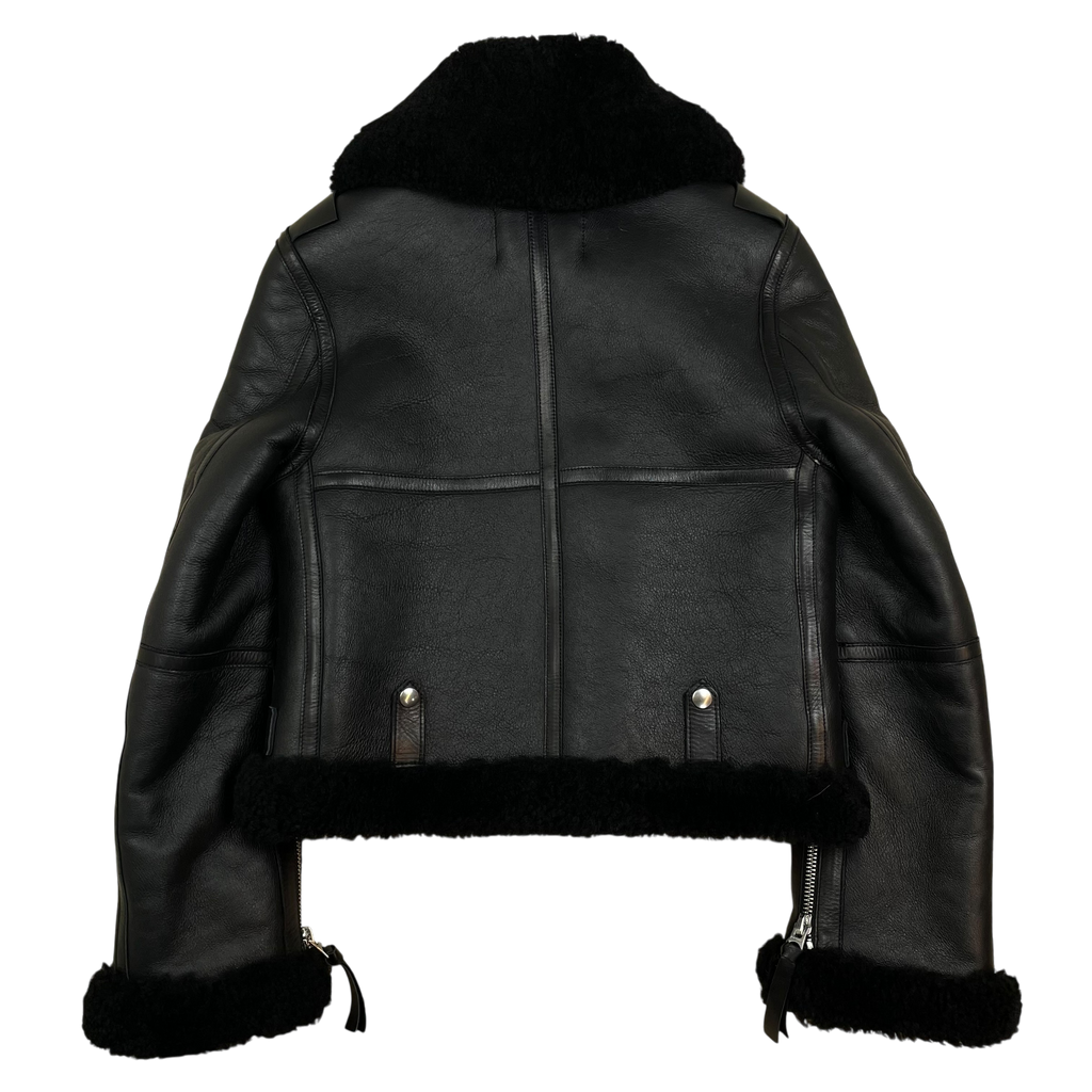 Acne Studios Shearling Fur Jacket Black (Size 36)