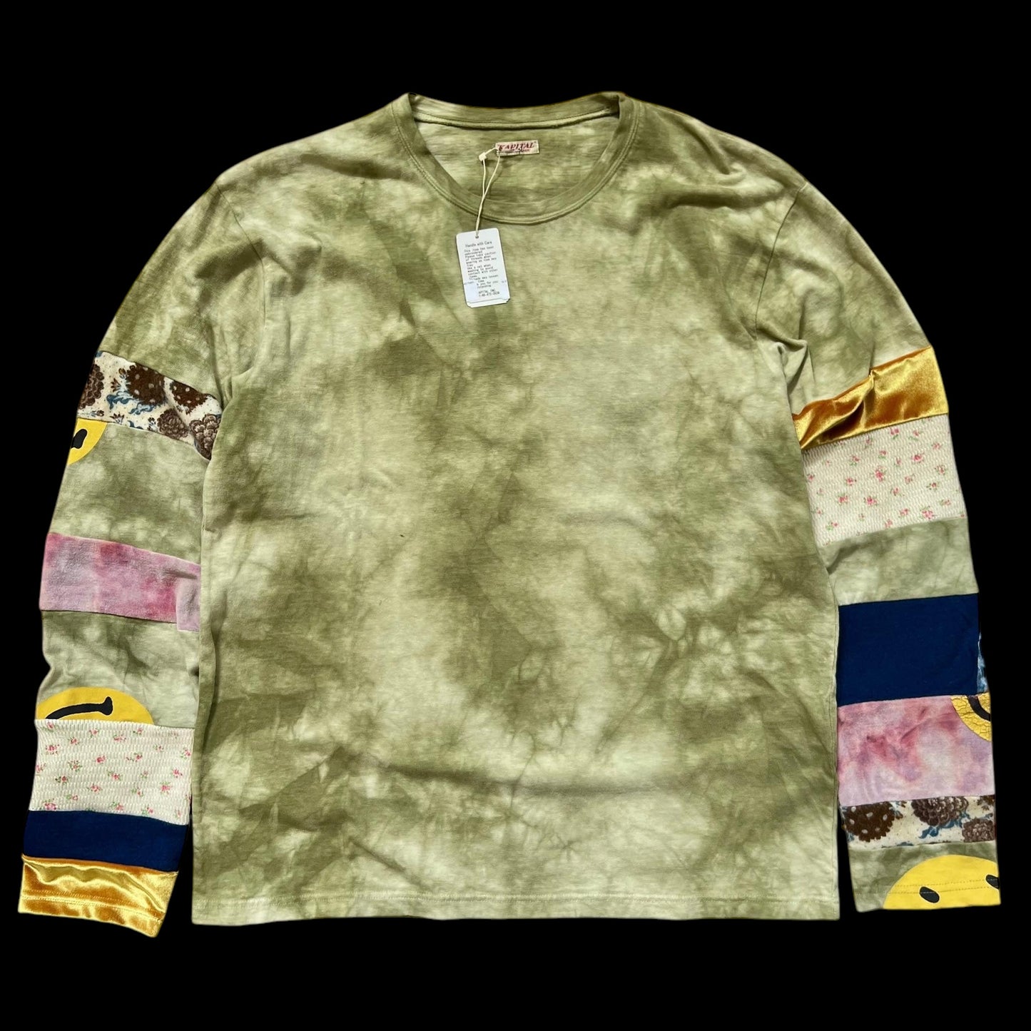 Kapital Green Tie Dye Hippie Longsleeve